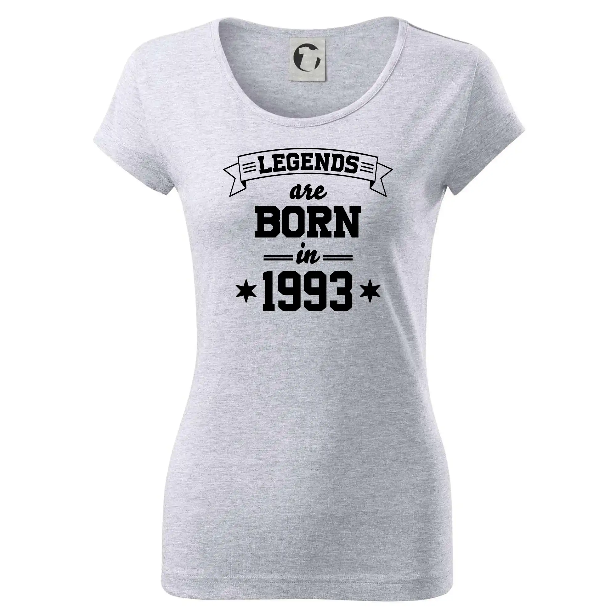 Tričká k narodeninám - Legends are born in 1993 - Dámske tričko Pure