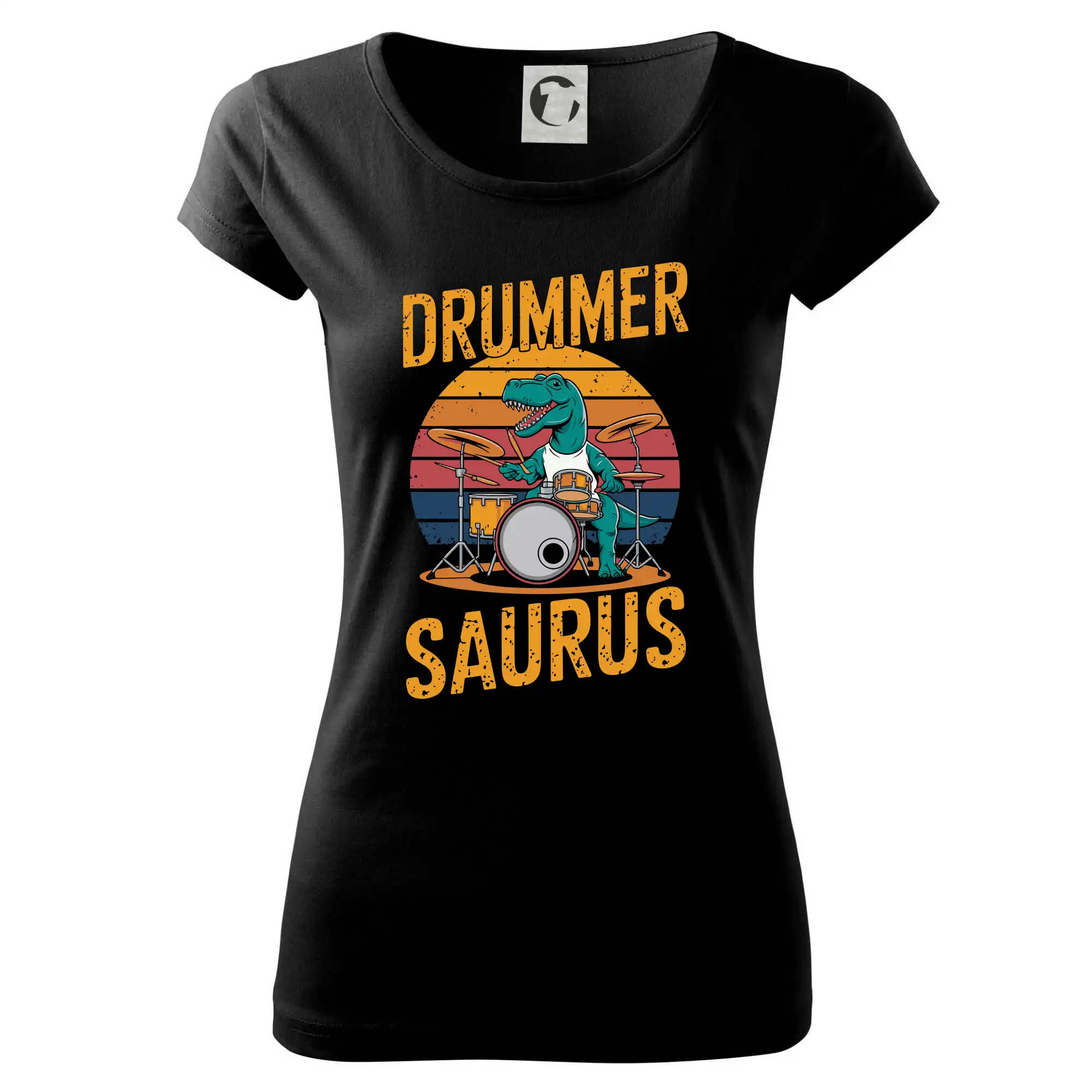 Drummer Saurus - Dámske tričko Pure
