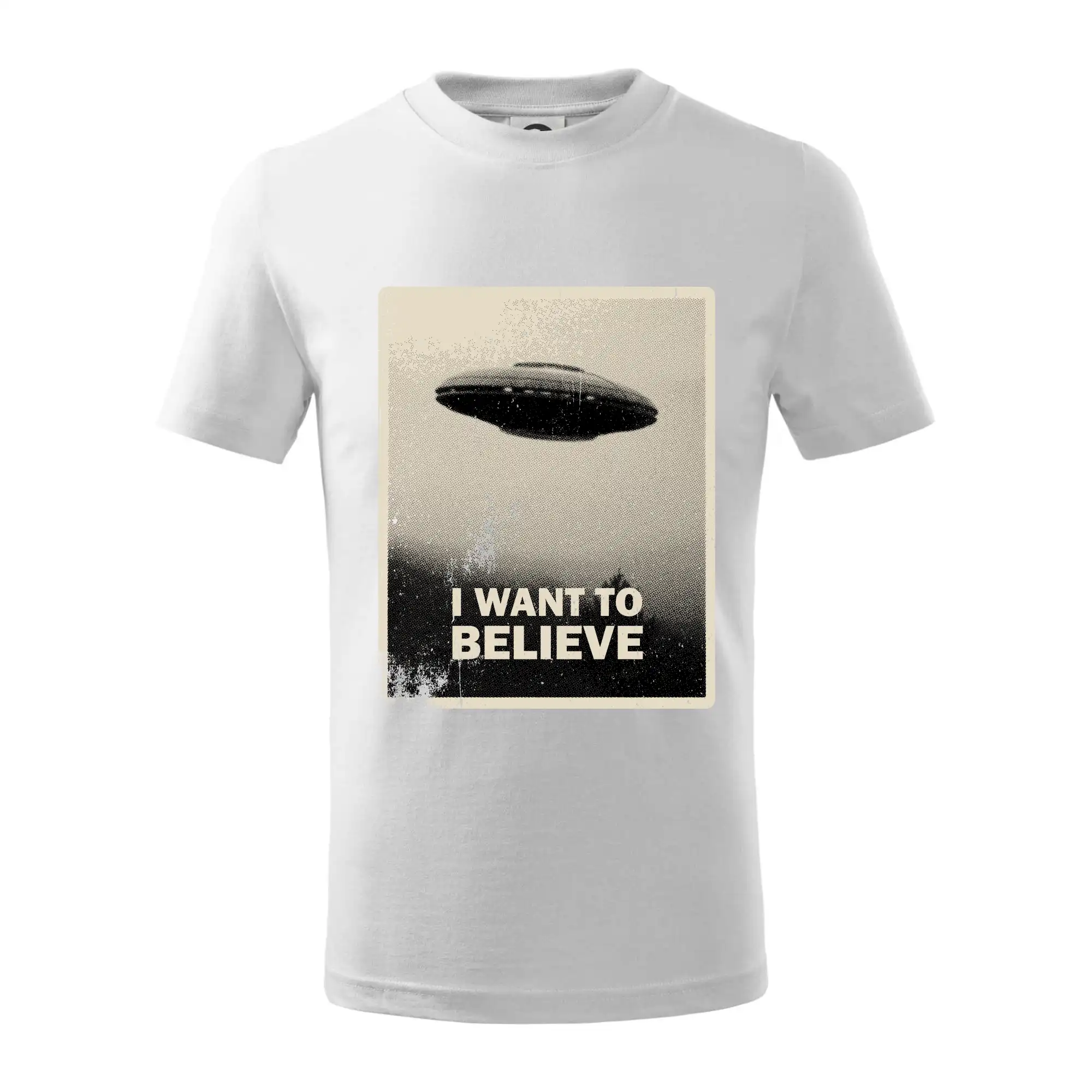 Vesmirne tričká - Poster I Want to Believe - Tričko detské bavlnené