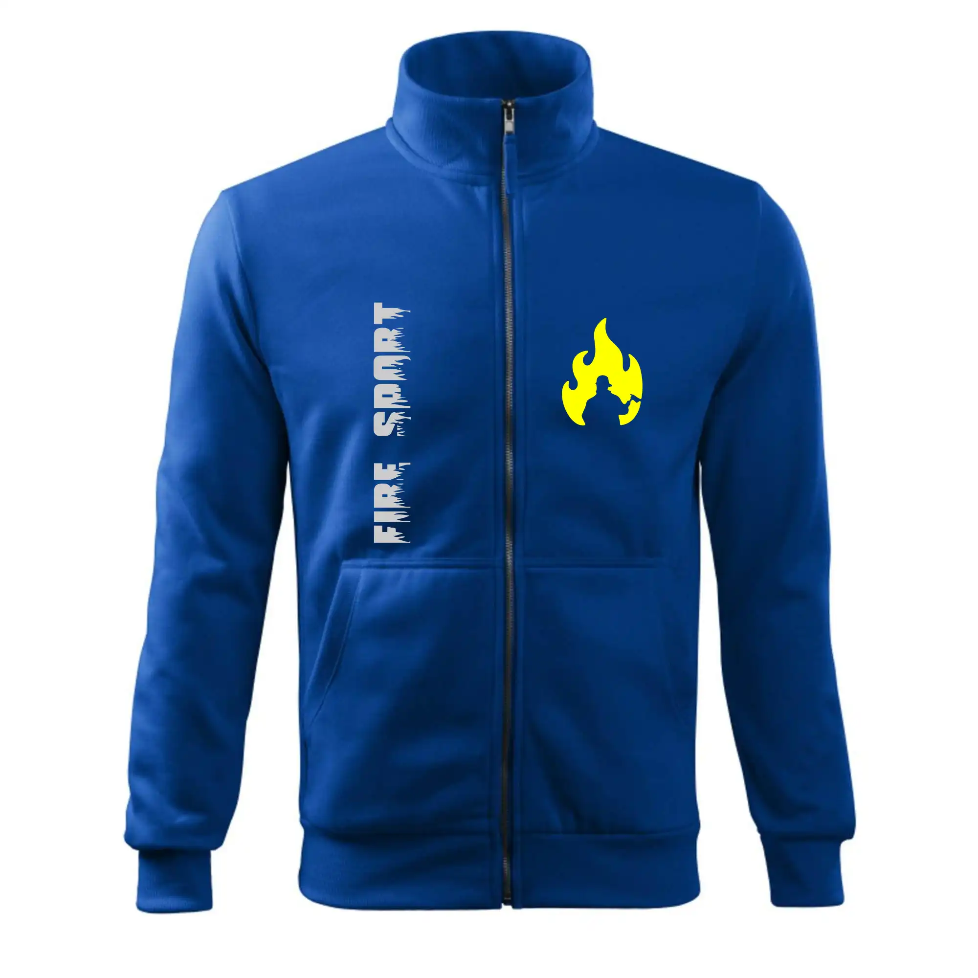 Originálne tričká pre hasičov - DHZ - Váš názov - FLUO + Reflexná potlač - Mikina bez kapucne Adventure