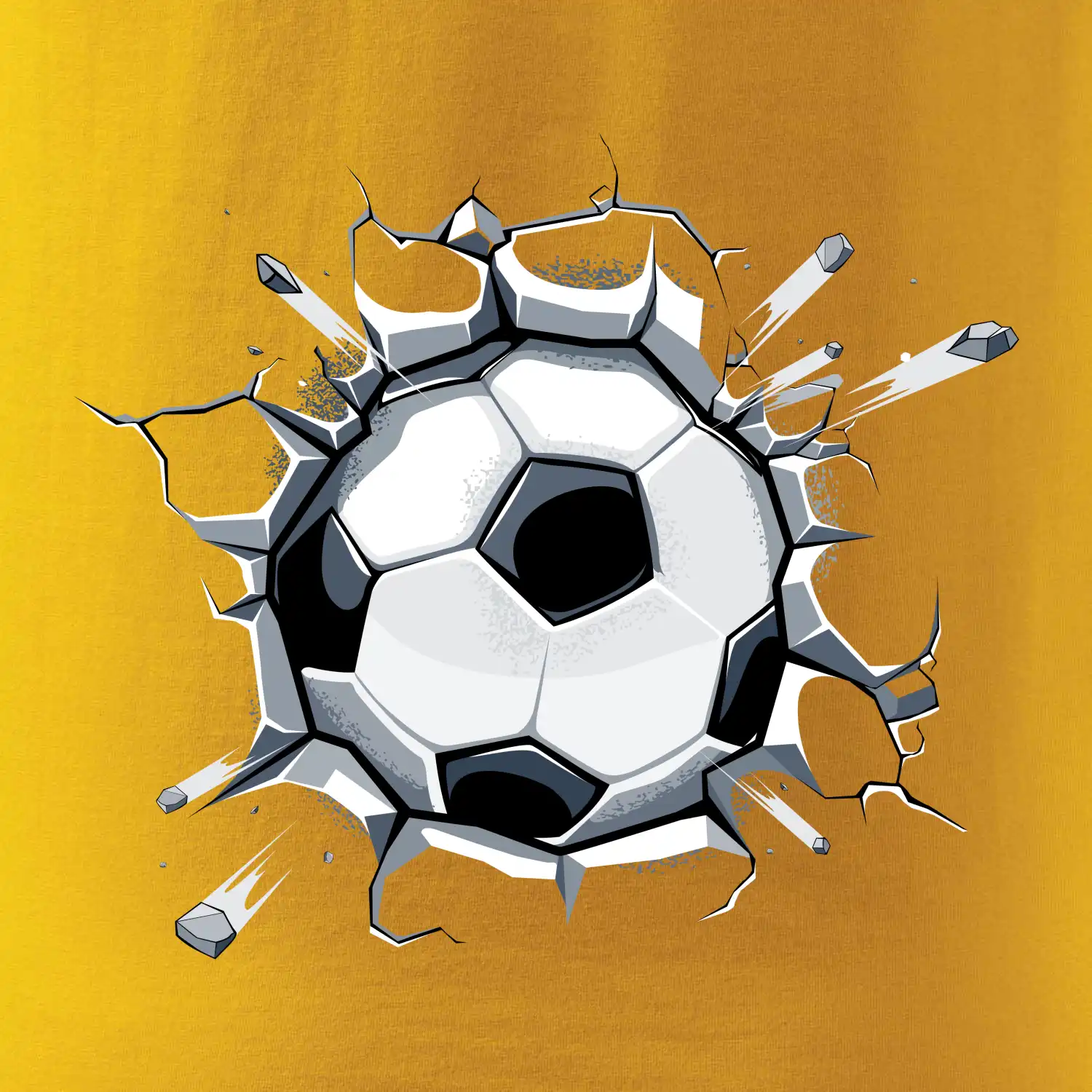 Fotbalový míč v triku