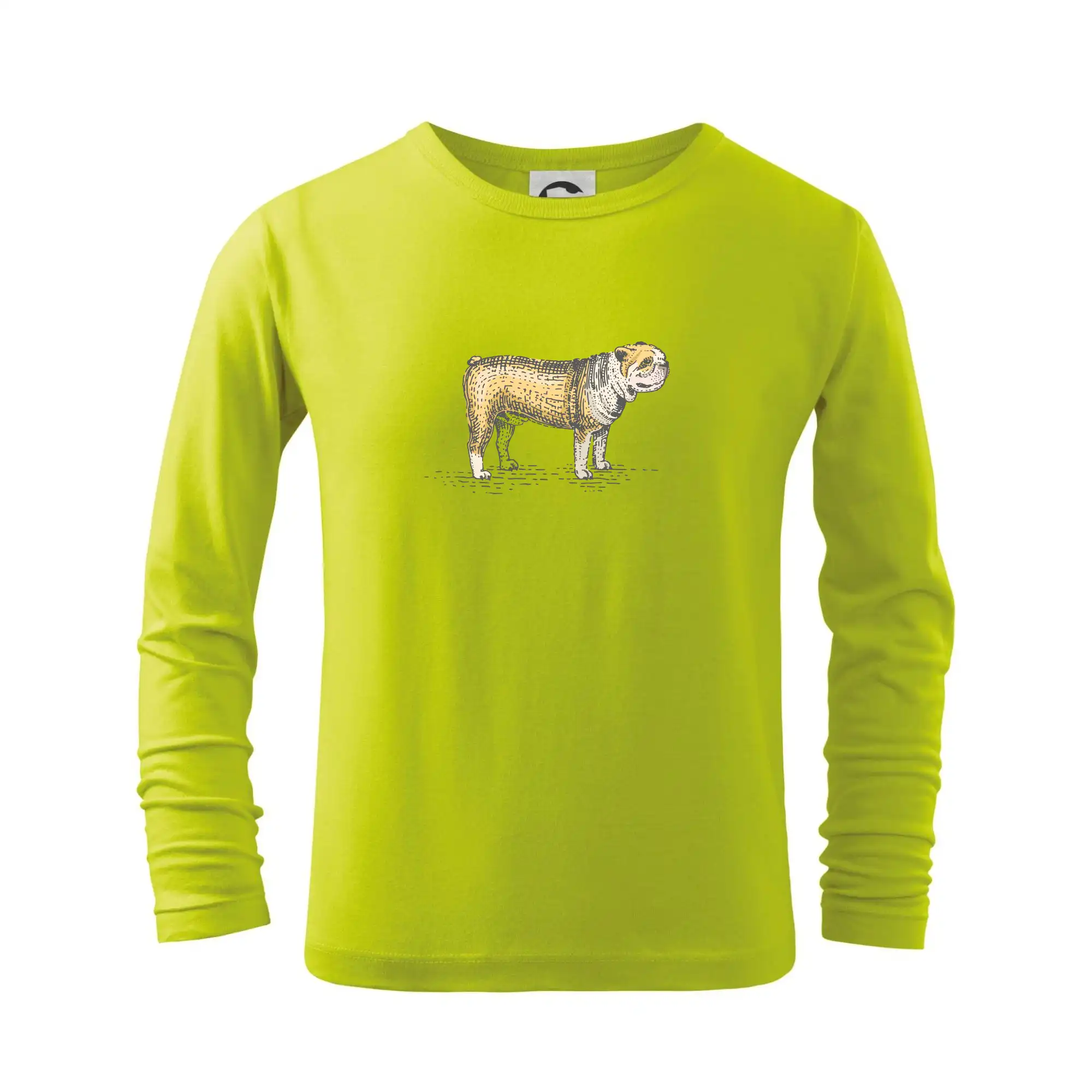 Ostatné psie plemená - Vintage bulldog - Tričko detské Long Sleeve