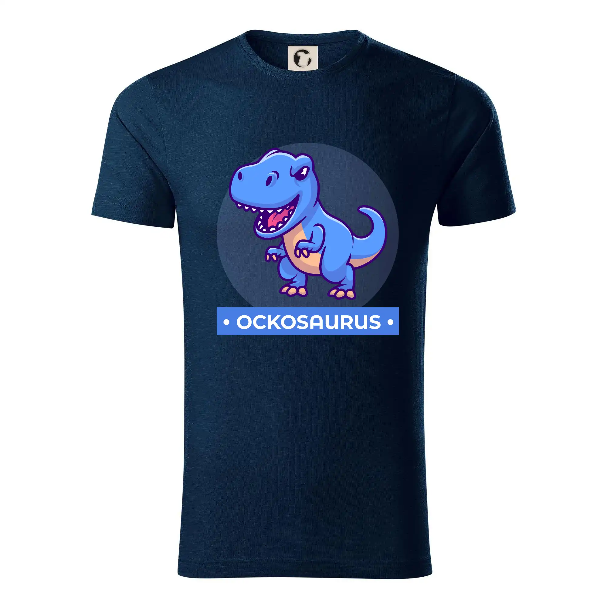 Najlepší darček pre otecka ku dňu otcov - Dinosaurie rodina - ocko - Tričko z organickej bavlny