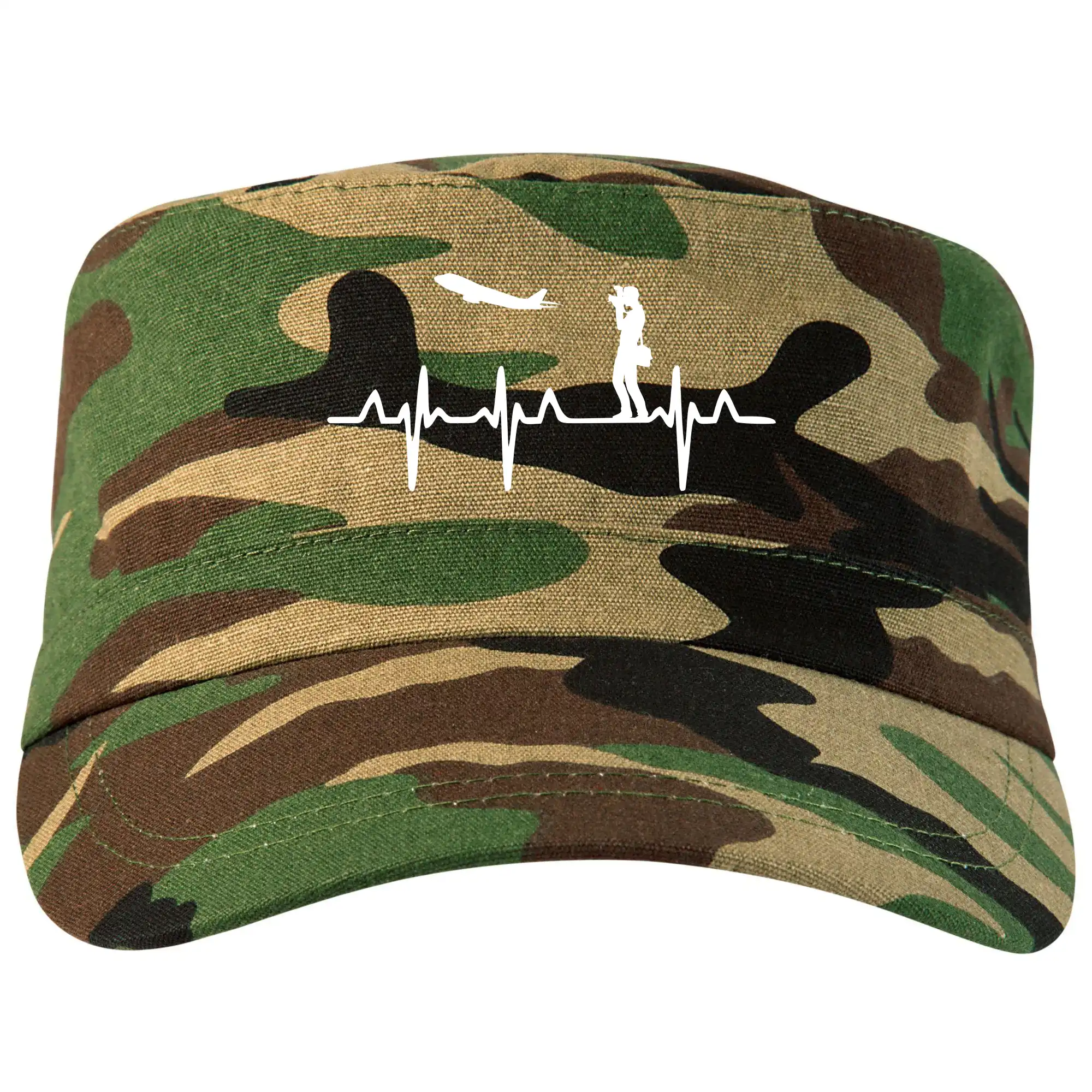 Tričká pre fotografov - EKG spotter - Šiltovka CAMO