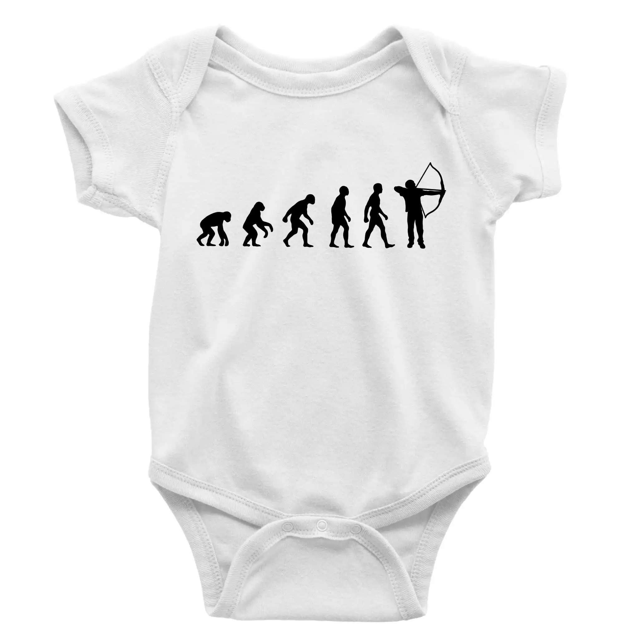 Evolúcia lukostreľba - Body dojčenské s krátkym rukávom
