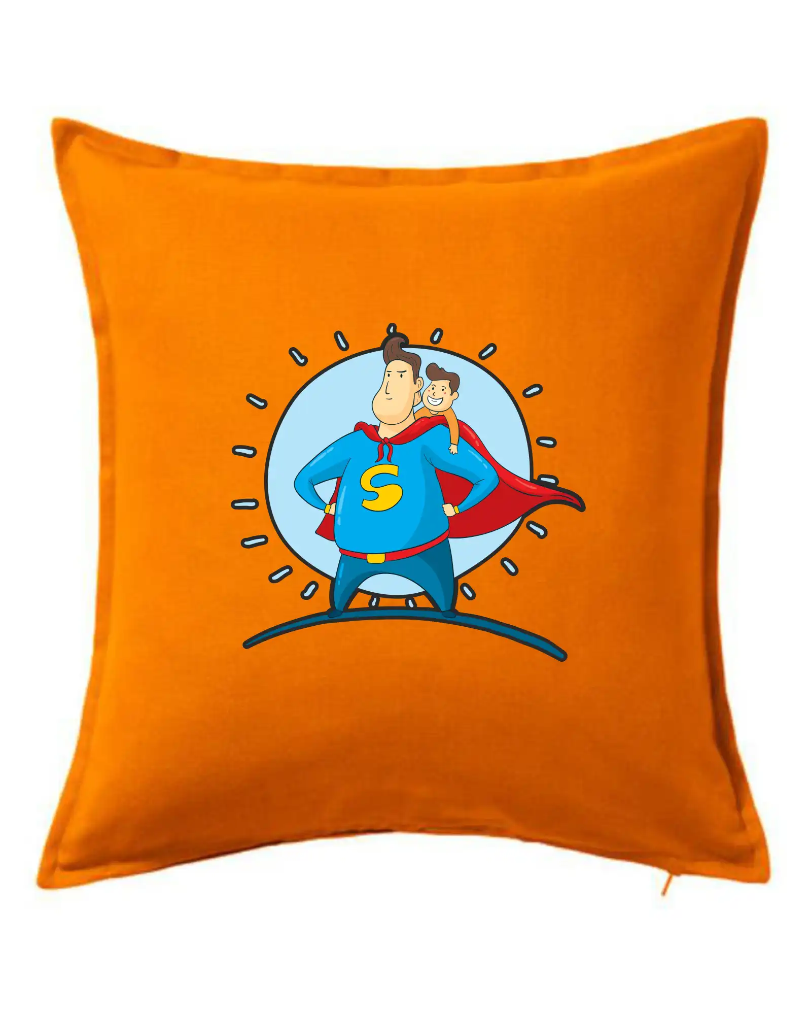 Najlepší darček pre otecka ku dňu otcov - Ocko superman - chlapec - Vankúš 50x50
