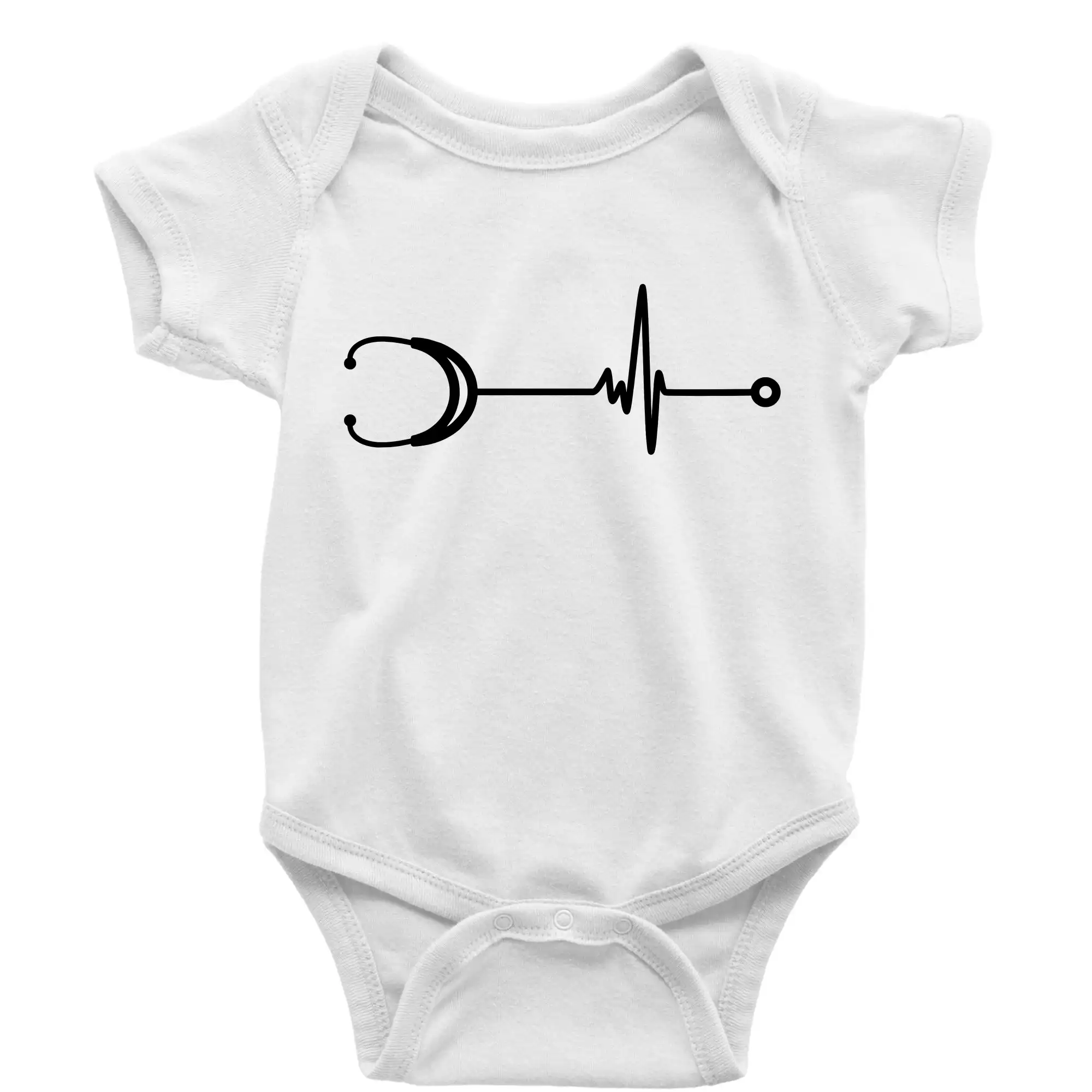 EKG stetoskop - Body dojčenské s krátkym rukávom