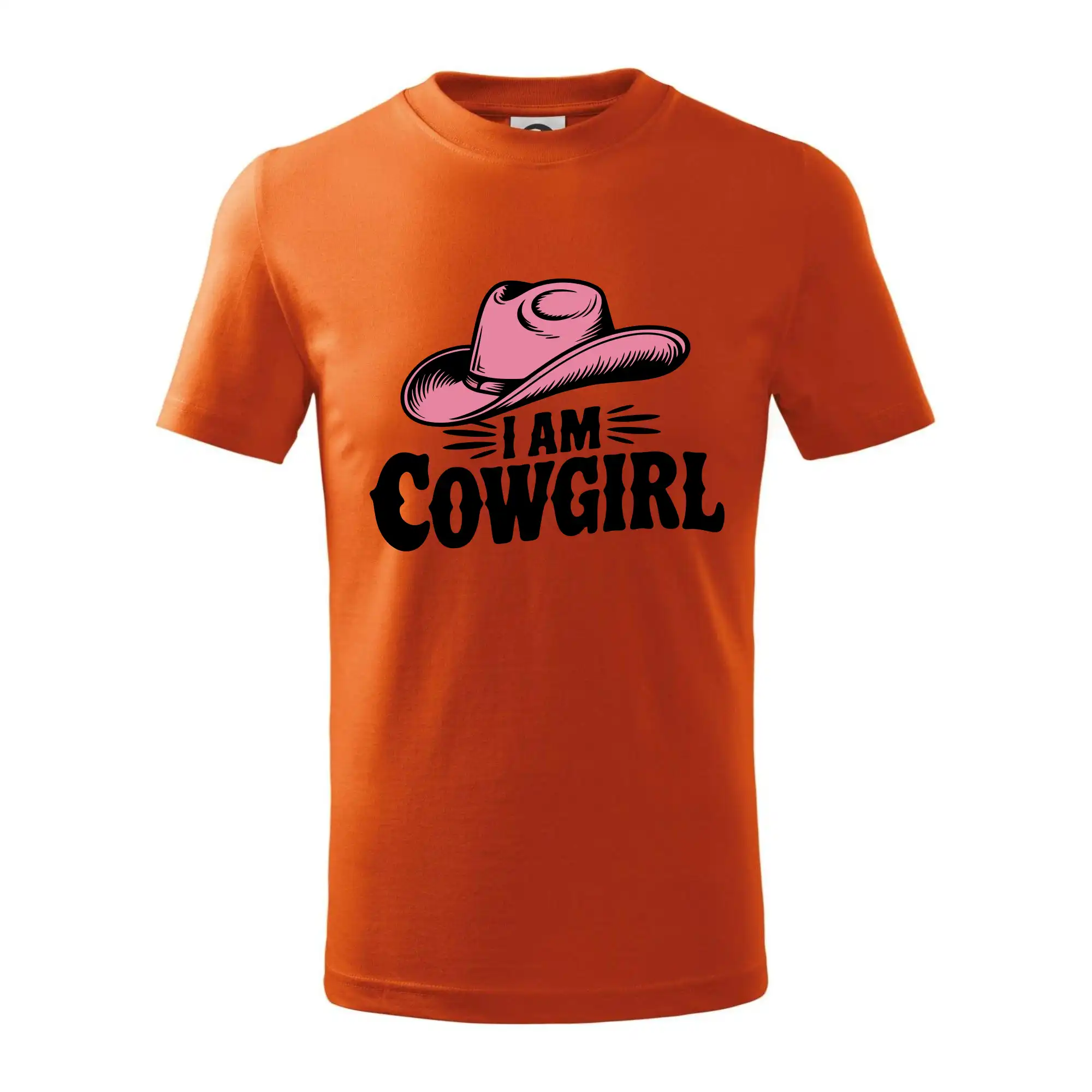 Tričká s koňmi - Iam cowgirl klobúk - Tričko detské bavlnené