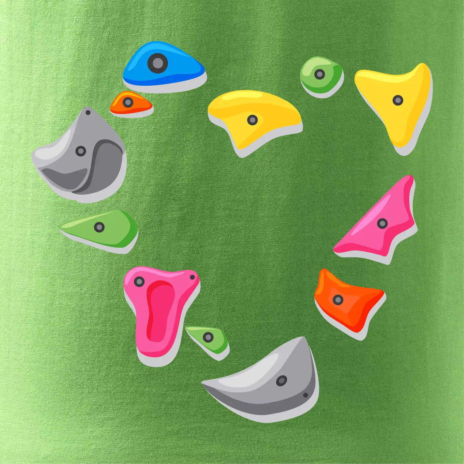 Lezení na stěně - srdce