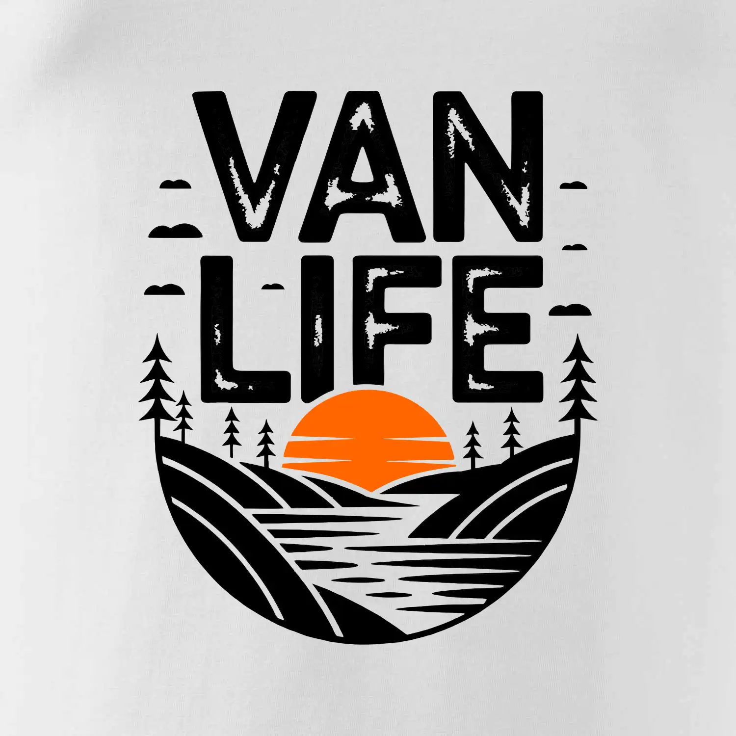 Van life a  Západ slunce