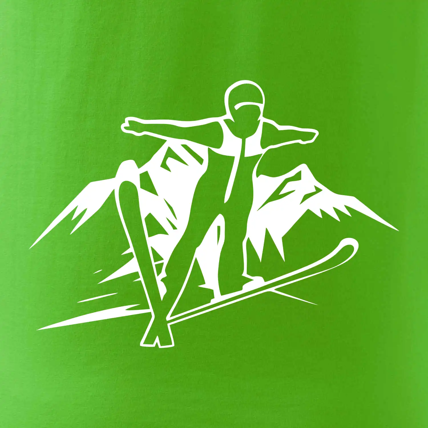 Letící skokan bílý