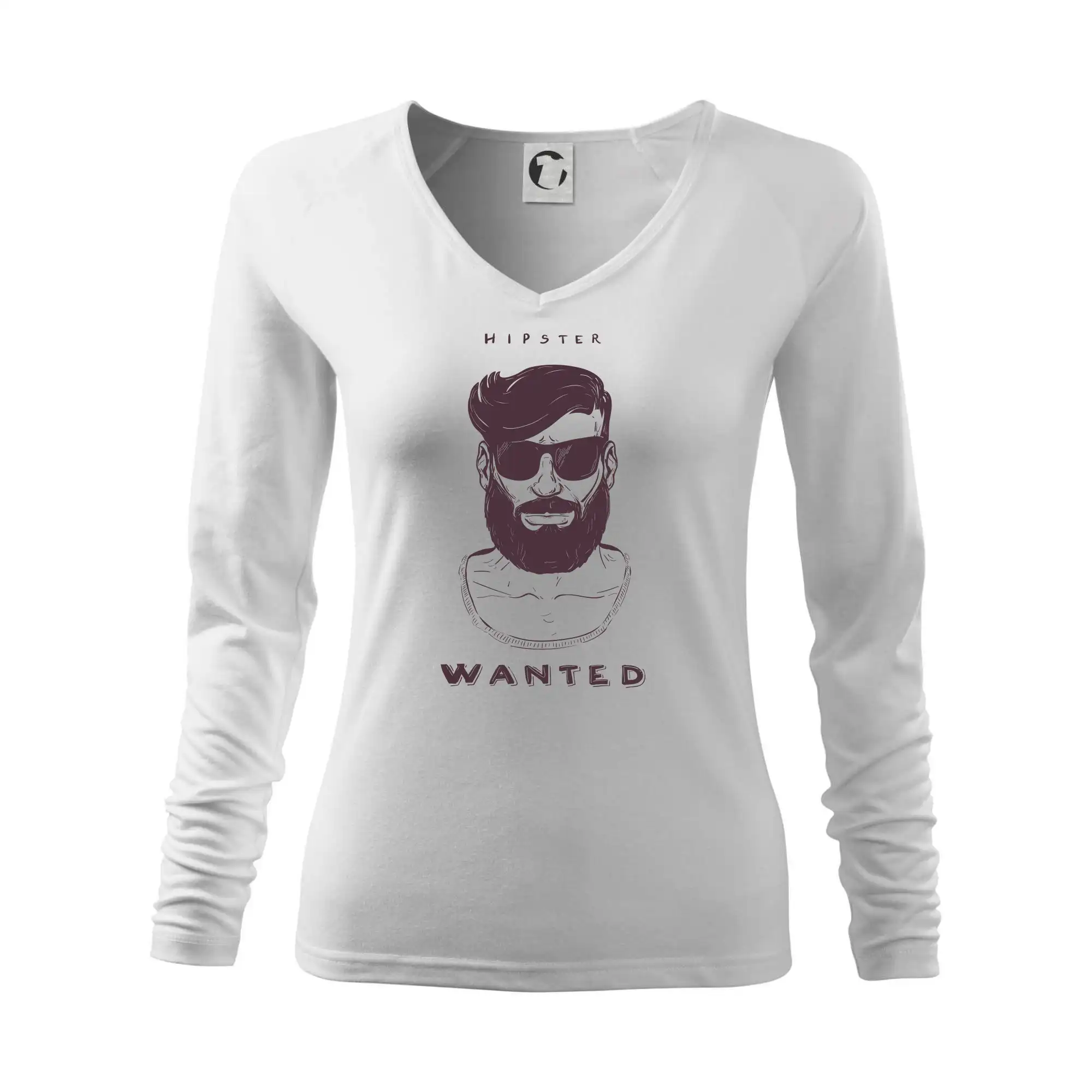 Tričká s fúzikmi - Hipster wanted - Tričko dámske Elegance