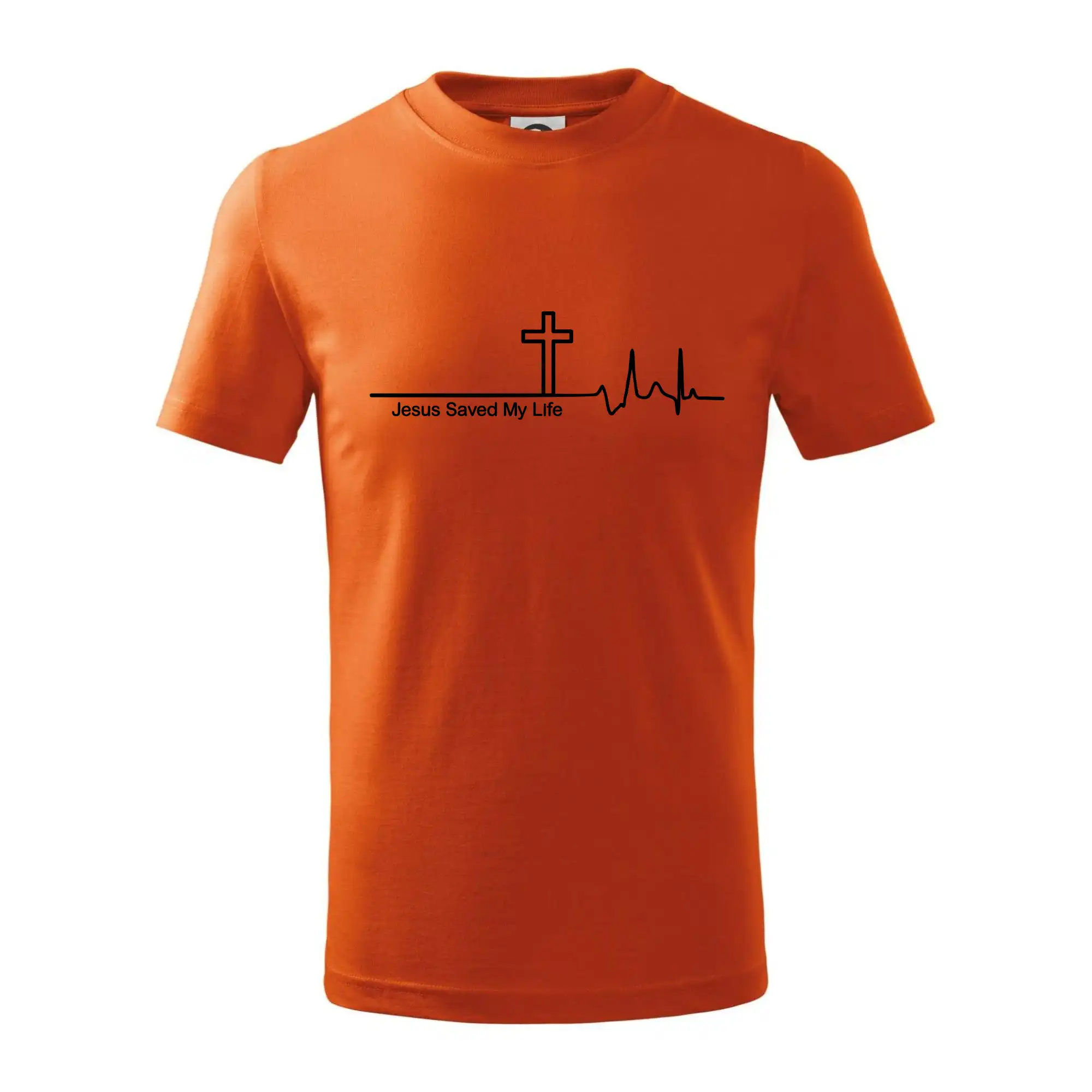 Jesus Saved My Life kříž ekg