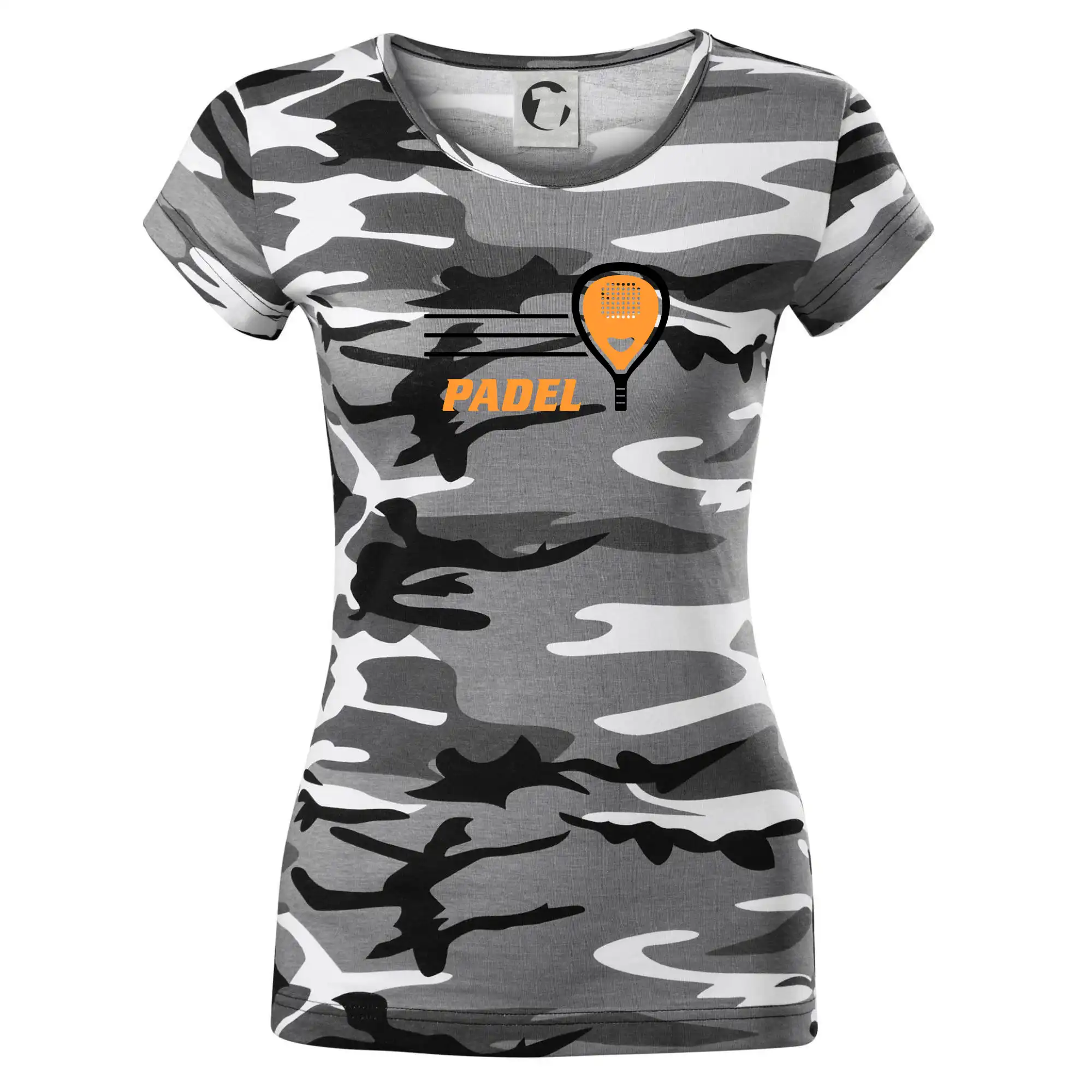 Padel - oranžová raketa