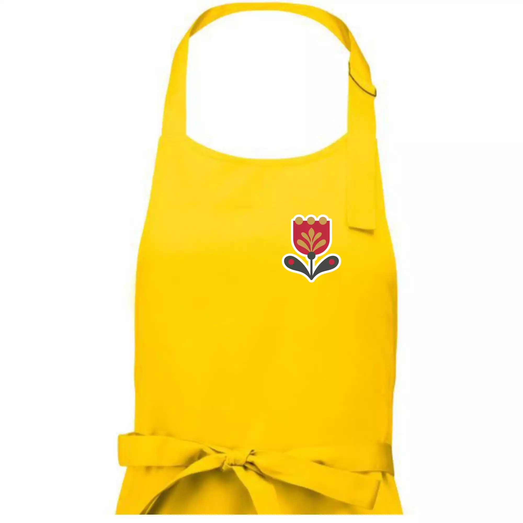 Folklor na prsu tulipán