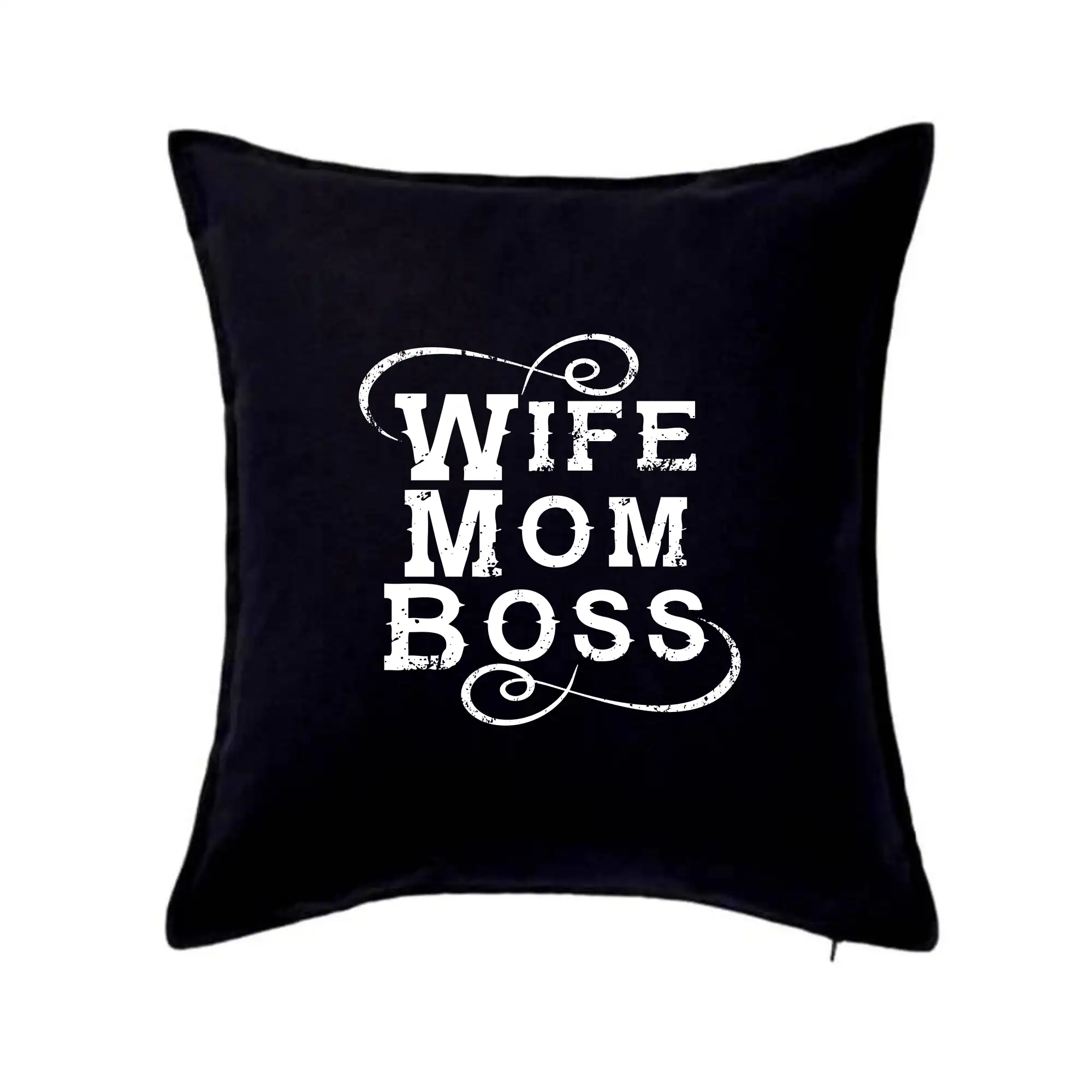Tričká a mikiny pre mamičky - Wife mom boss - Vankúš 50x50