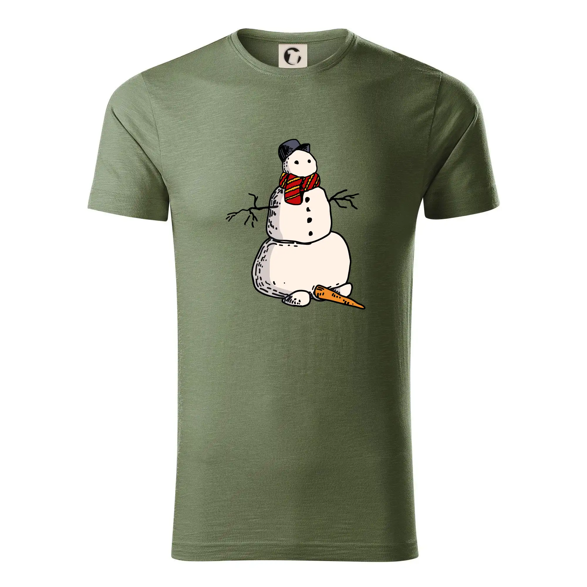 Sněhulák se spadlým nosem