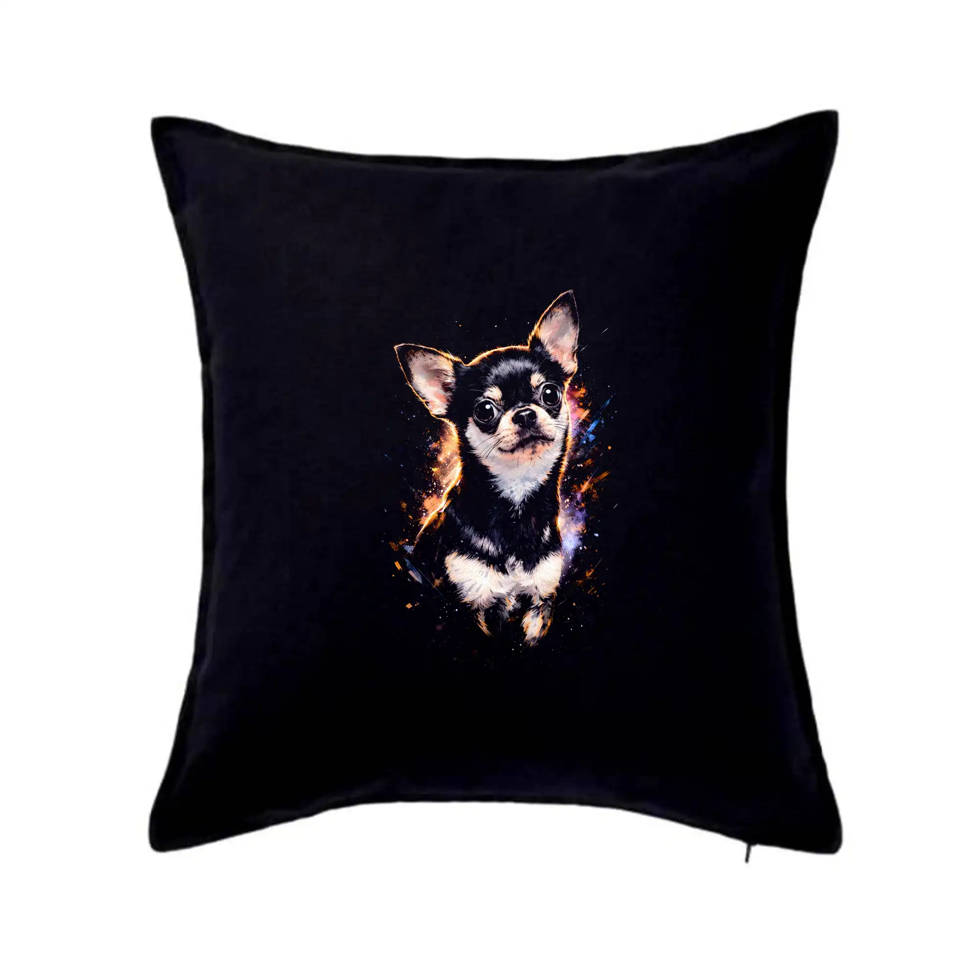 Obrázek polotón Čivava bílo černá