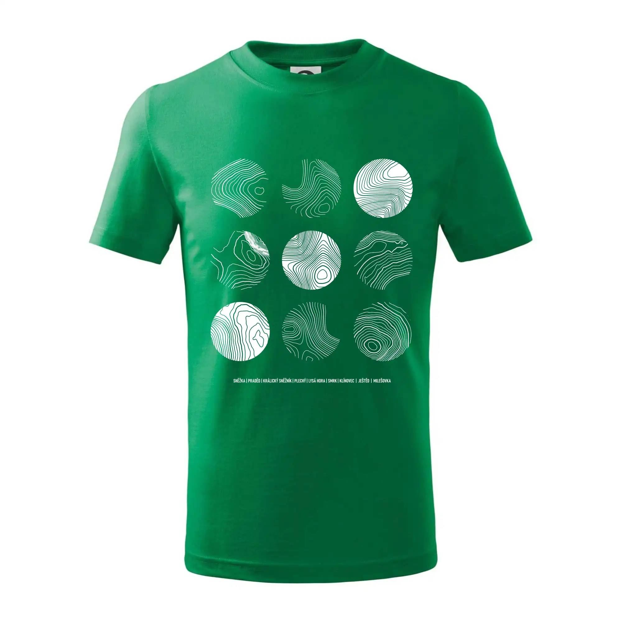 Vrstevnice nejvyšších Českých hor