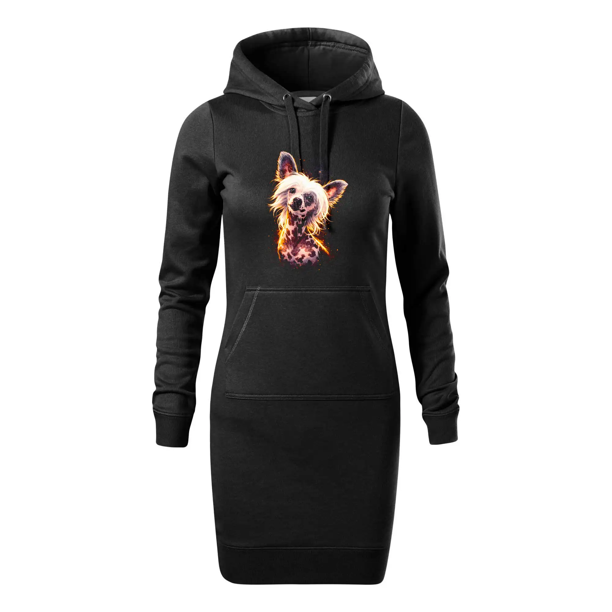 Obrázek polotón čínský chocholatý pes