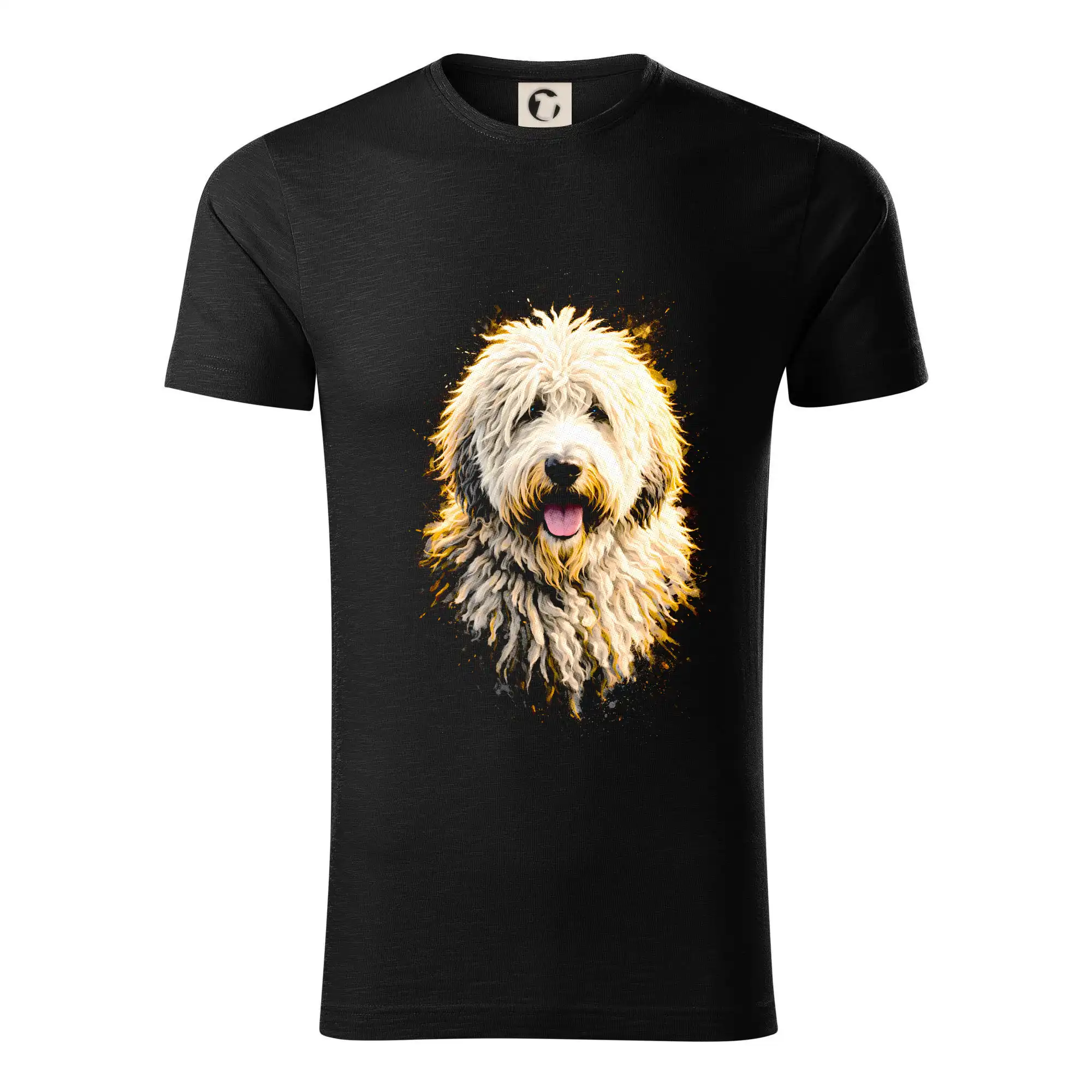 Obrázek polotón komondor hlava