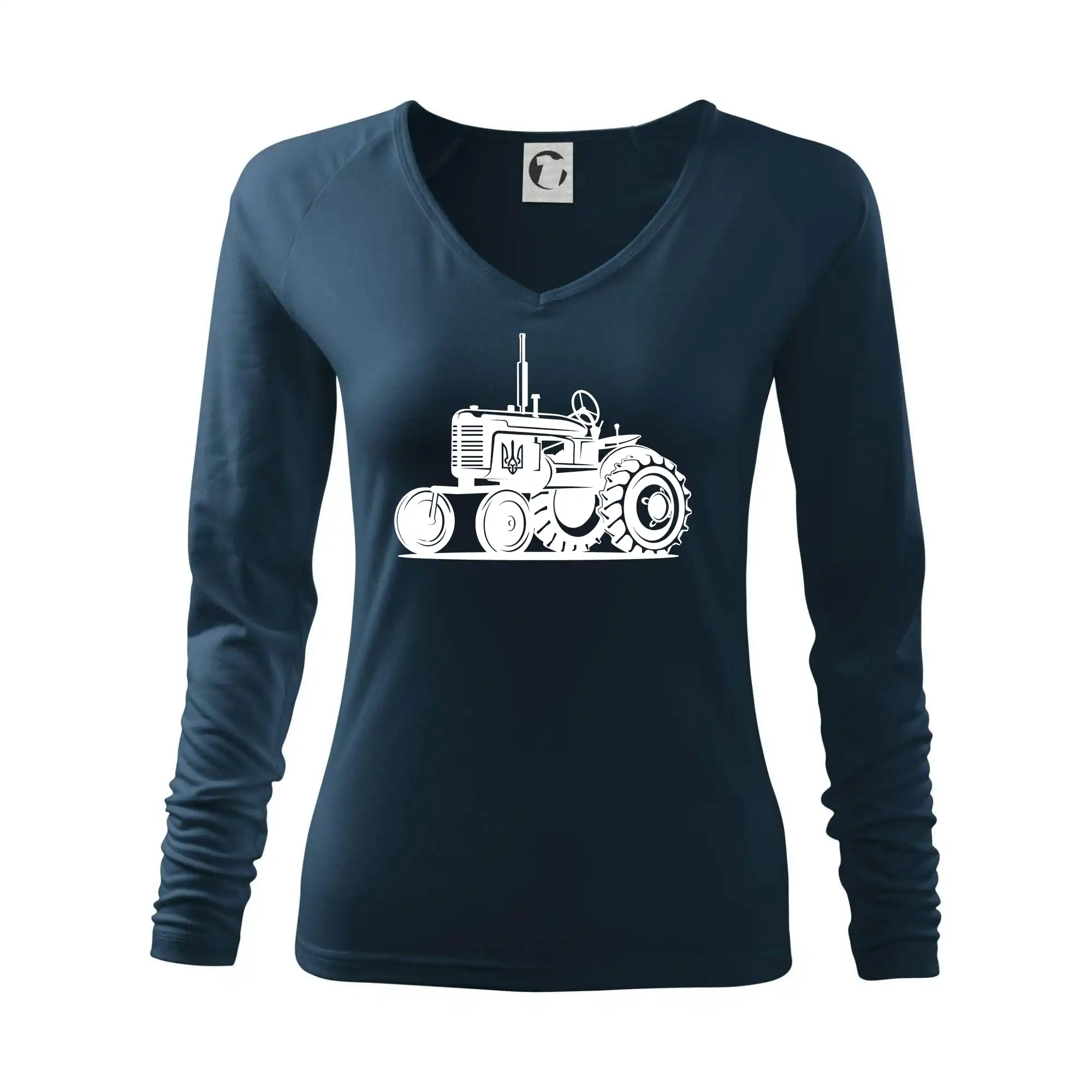 Tričká s vlajkou ukrajiny - Traktor Ukrajinskej armády - Tričko dámske Elegance