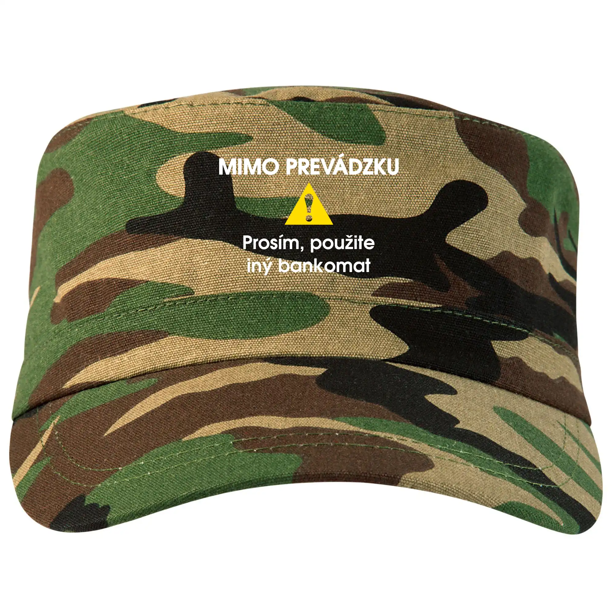 Tričká a mikiny pre mamičky - Mimo prevádzku prosím, použite iný bankomat - Šiltovka CAMO
