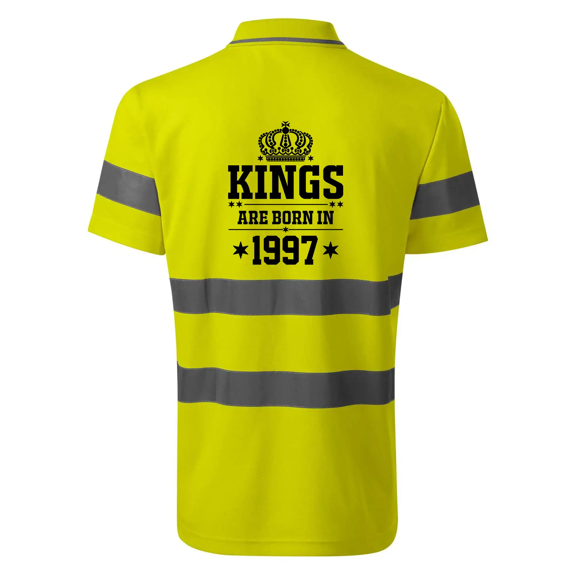 Trička s ročníkom 1997 - Kings are born in 1997 - HV Runway 2V9 - Reflexné polokošeľa