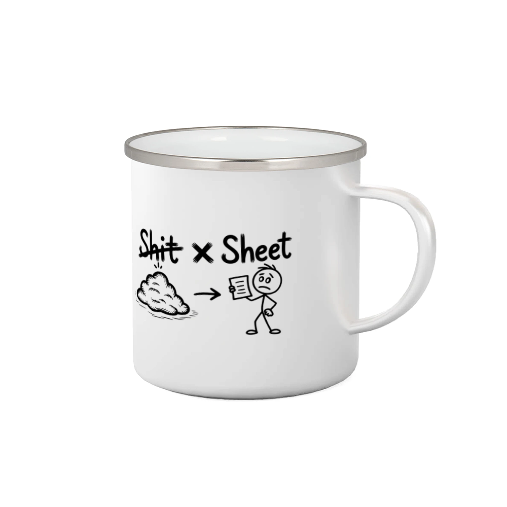 Ďalšie tričká pre školákov - Anglický slovníček - Shit - Sheet - Plecháčik
