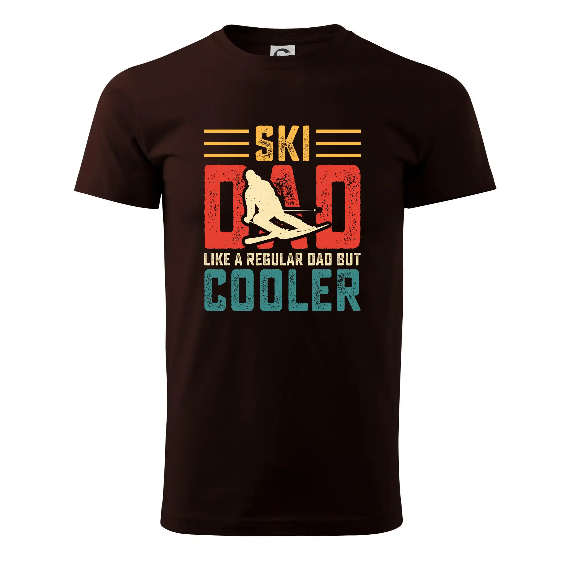 Lyže a Snowboard - Ski dad like a regular dad but cooler - Pánske tričko nižšej gramáže