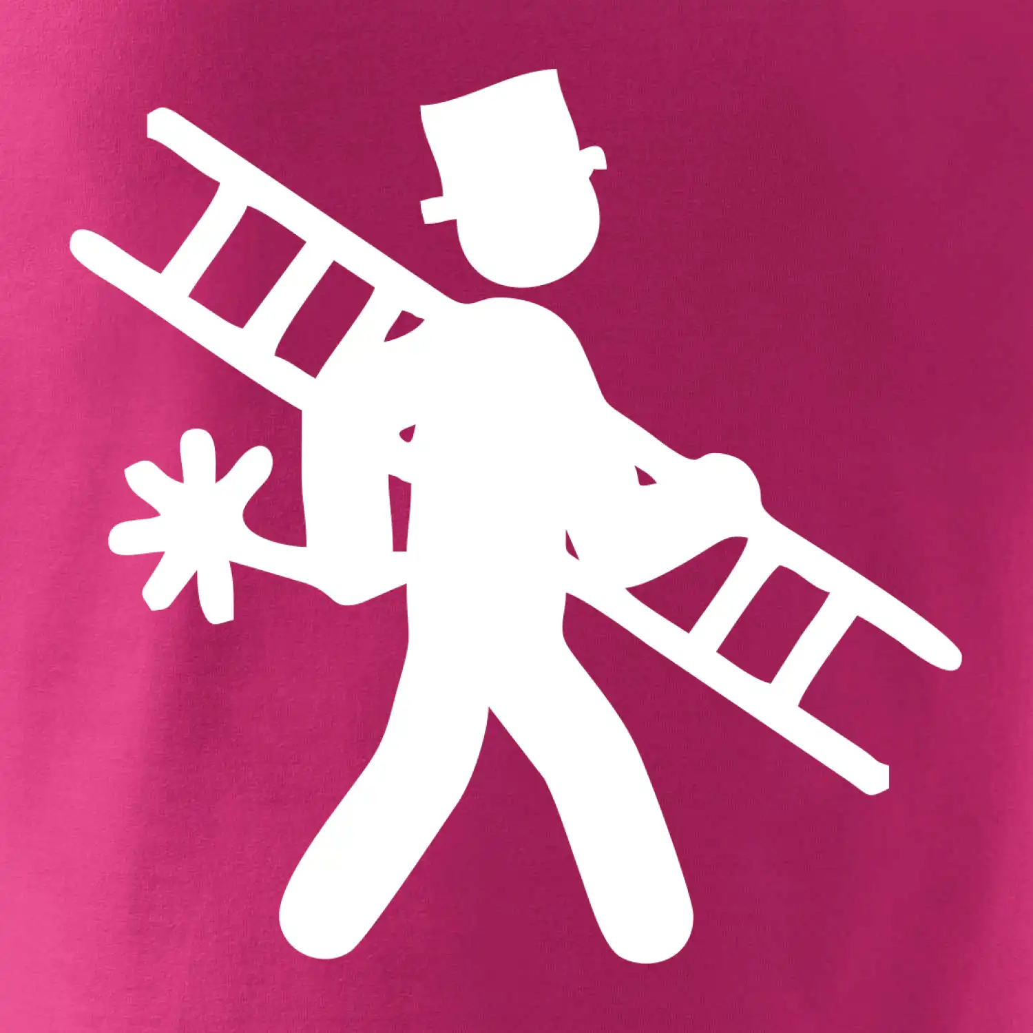 Kominík logo + nápis na zádech