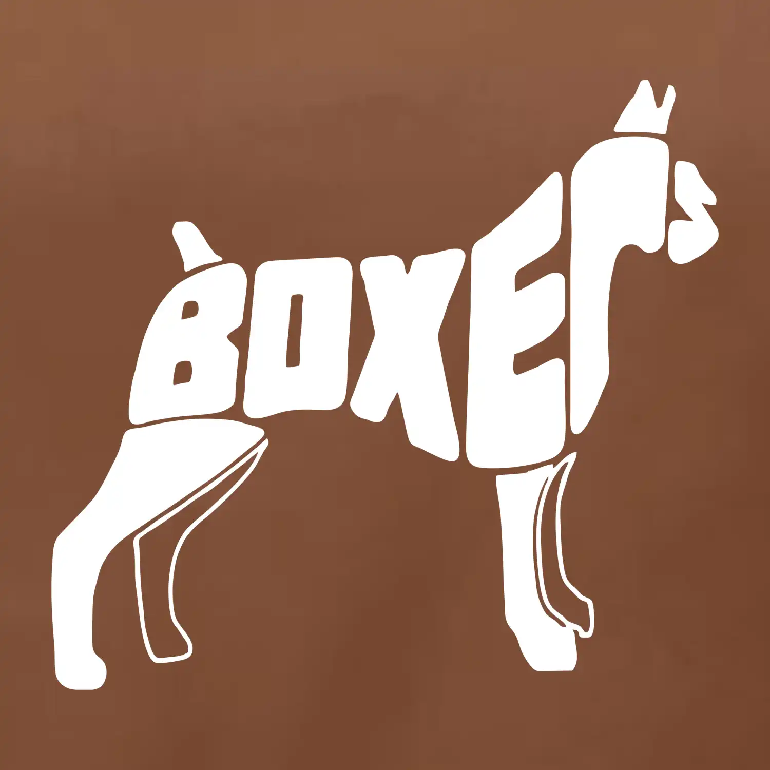 Boxer nápis v těle