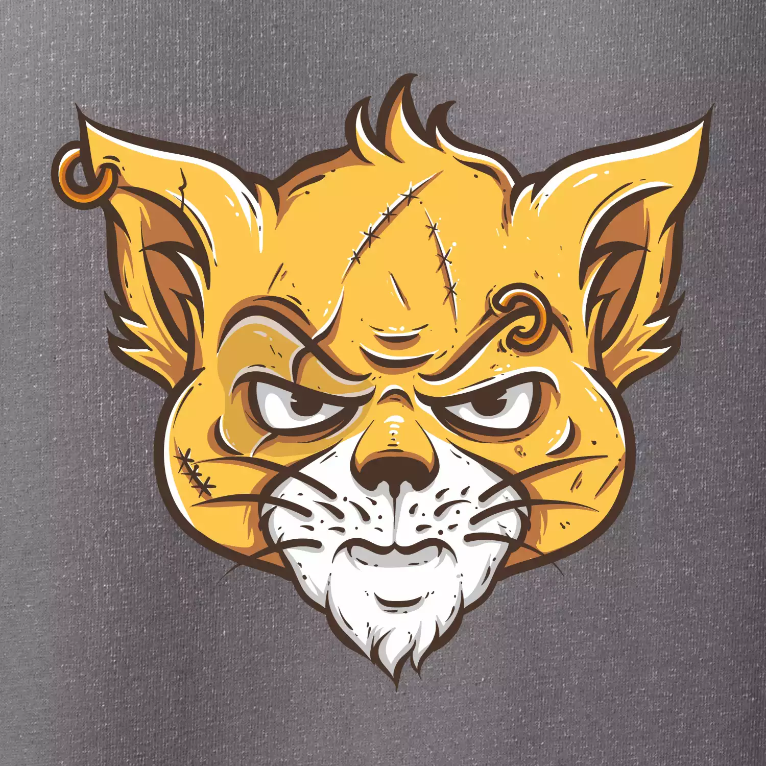 Nasraná kočka Thug life