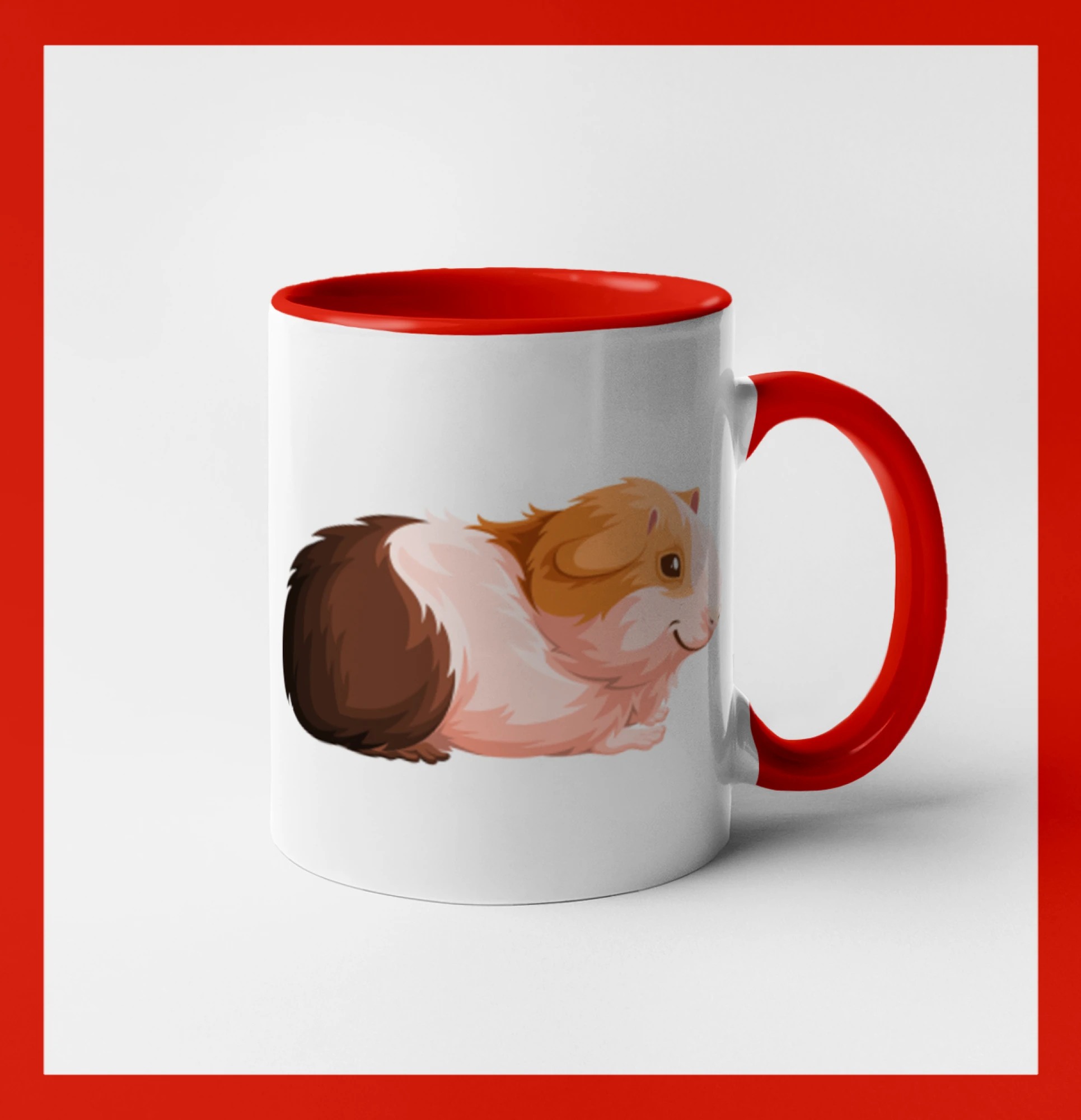 Morče - kreslené z boku