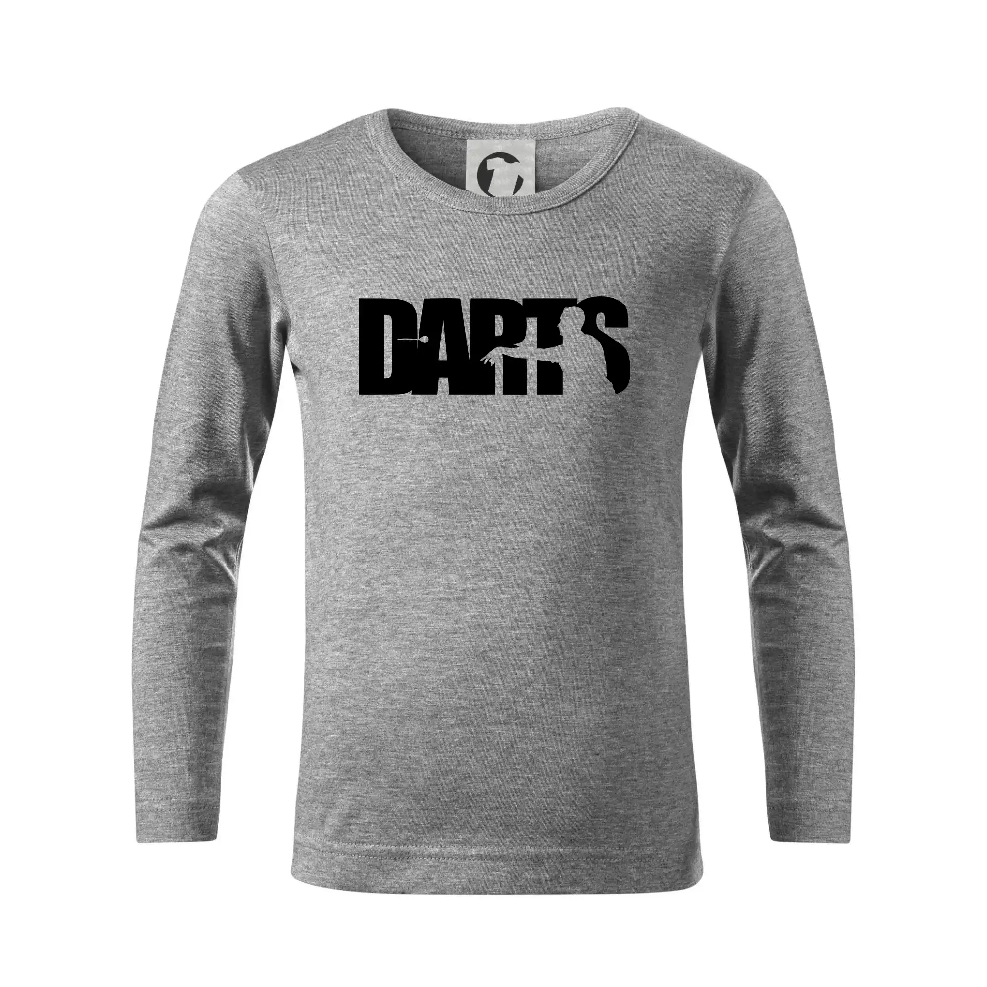 Darts - nápis se šipkařem