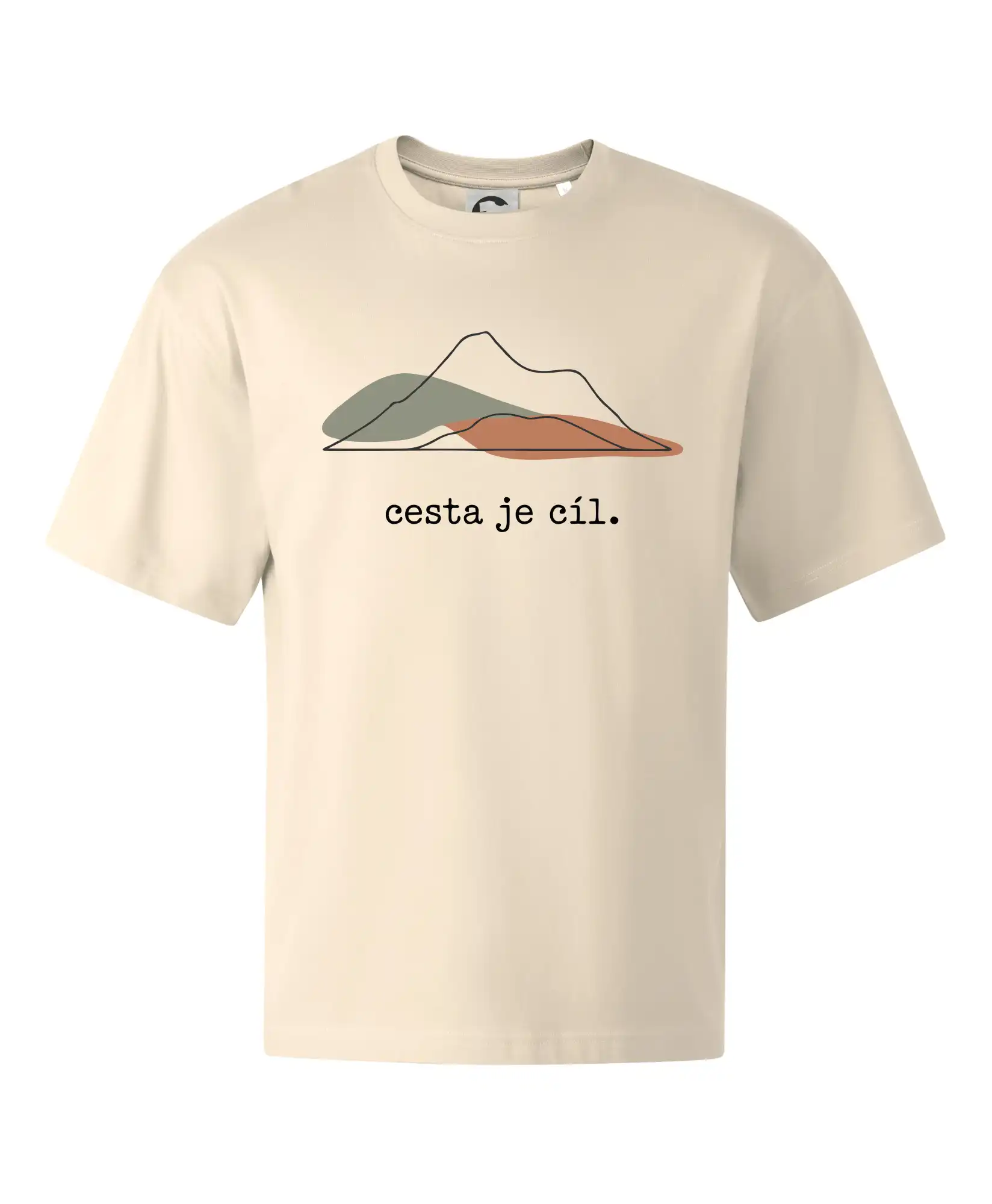 Cesta je cíl - kresba - Stage unisex - OVERSIZE