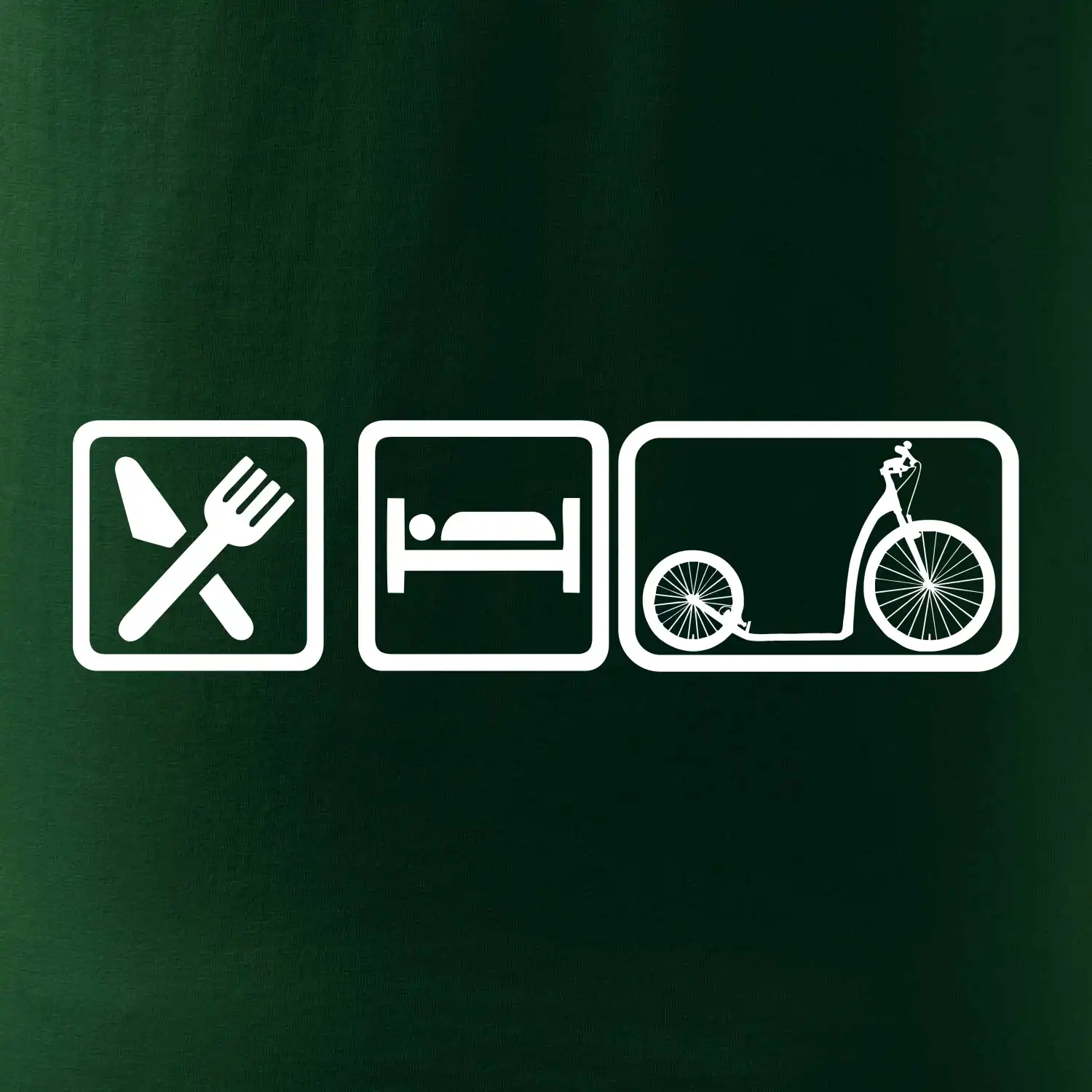 Eat sleep koloběžka velké a malé kolo