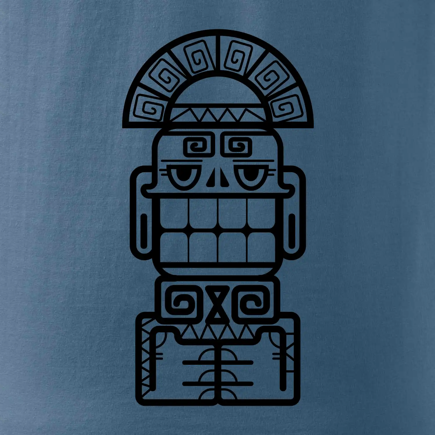 Mayové - socha se zuby