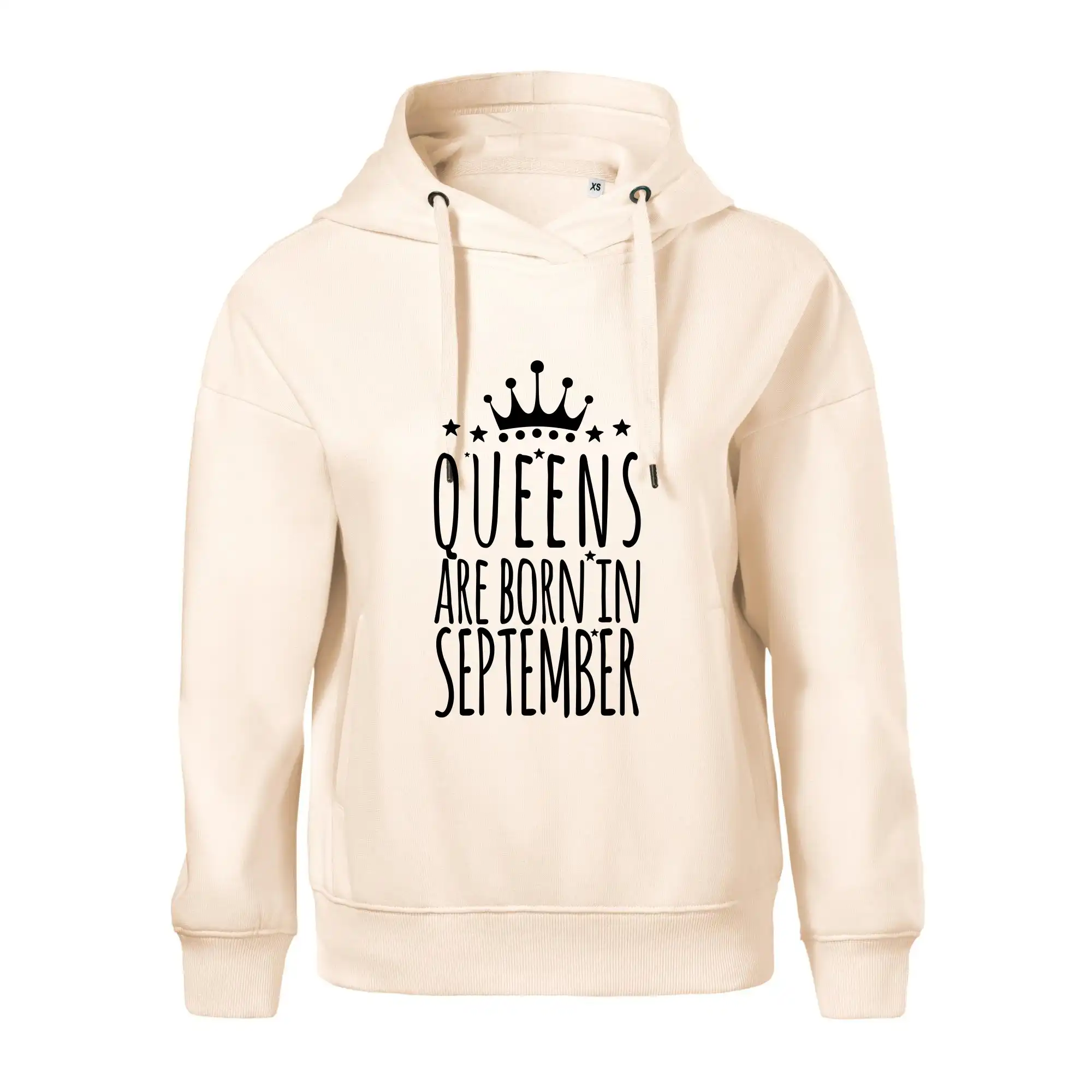 Tričká pre narodených v septembri - Queens are born in September - Oversized mikina dámská Moon - kratšia + širšia