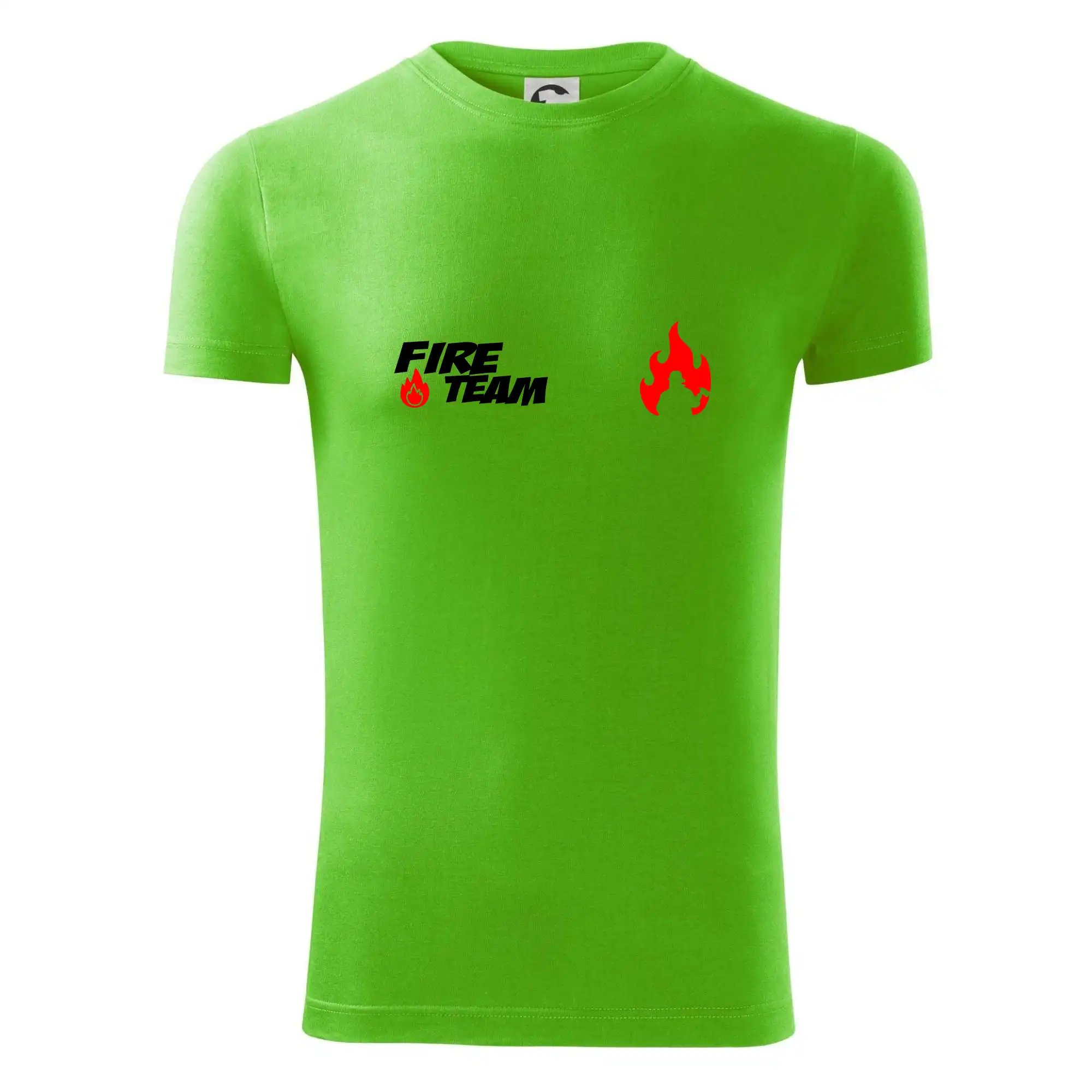 Originálne tričká pre hasičov - Fire Team plamen - Viper FIT - Pánske zúžené tričko