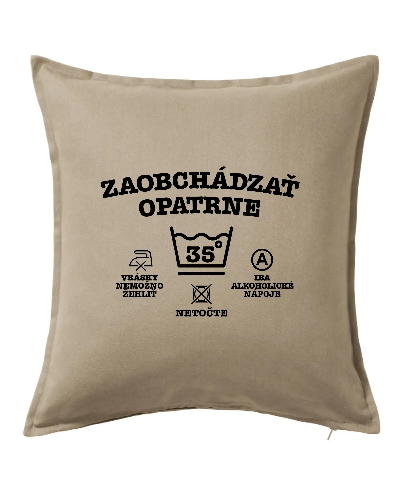 Tričká k narodeninám - Zaobchádzať opatrne 35 - Vankúš 50x50