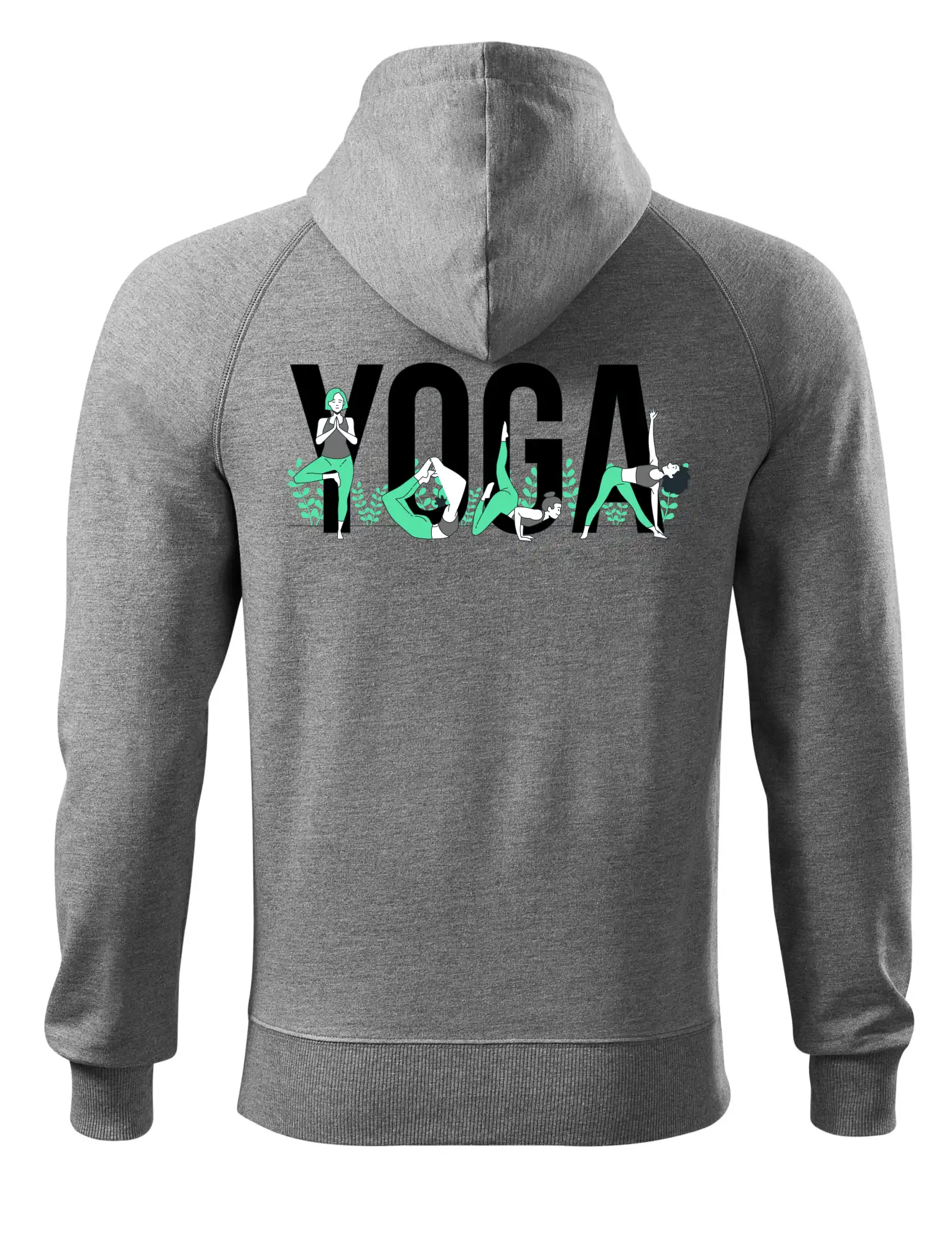 Yoga nápis farebný
