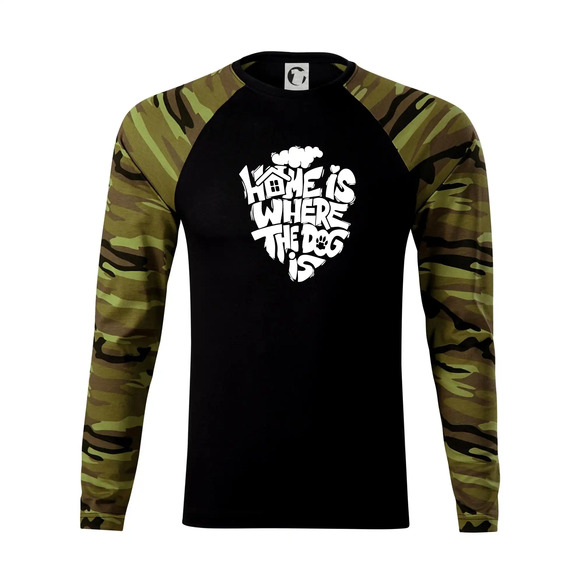 Ostatné psie plemená - Home is where the dog - Camouflage LS