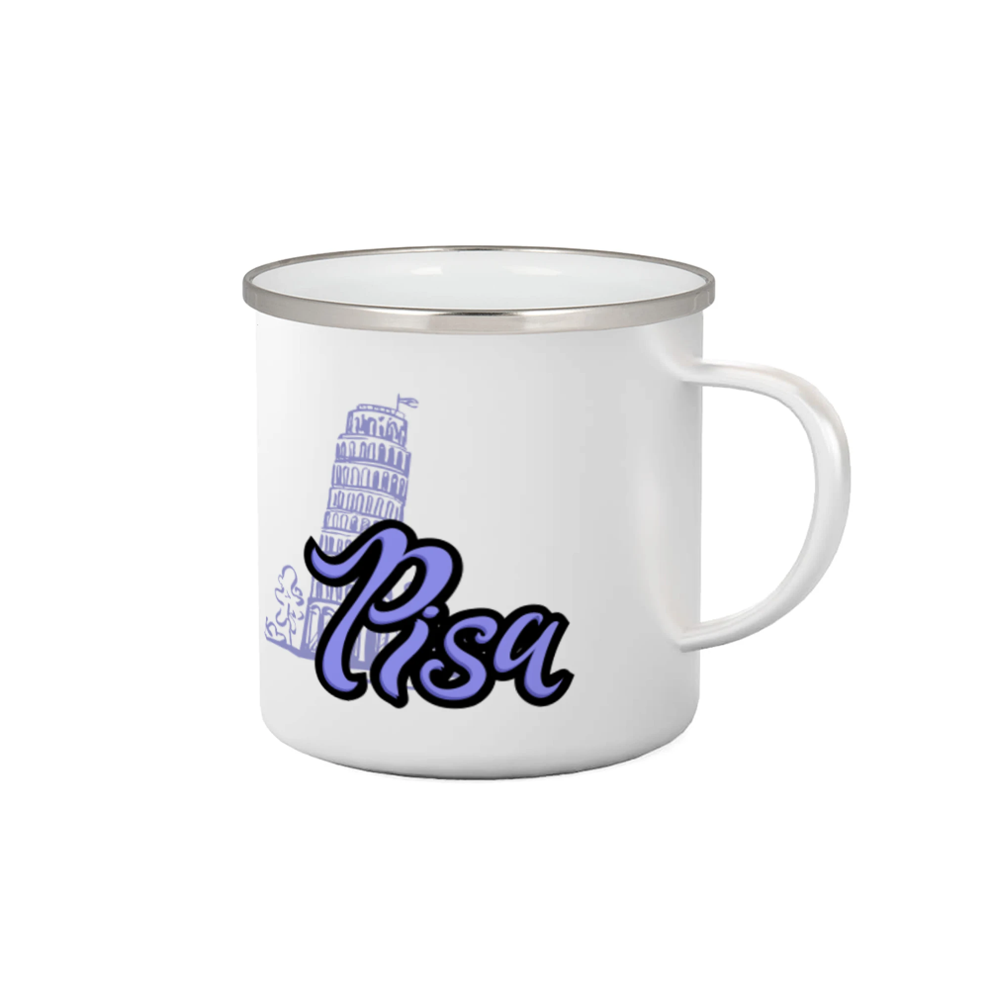 Tričká Taliansko - Pisa Lettering - Plecháčik