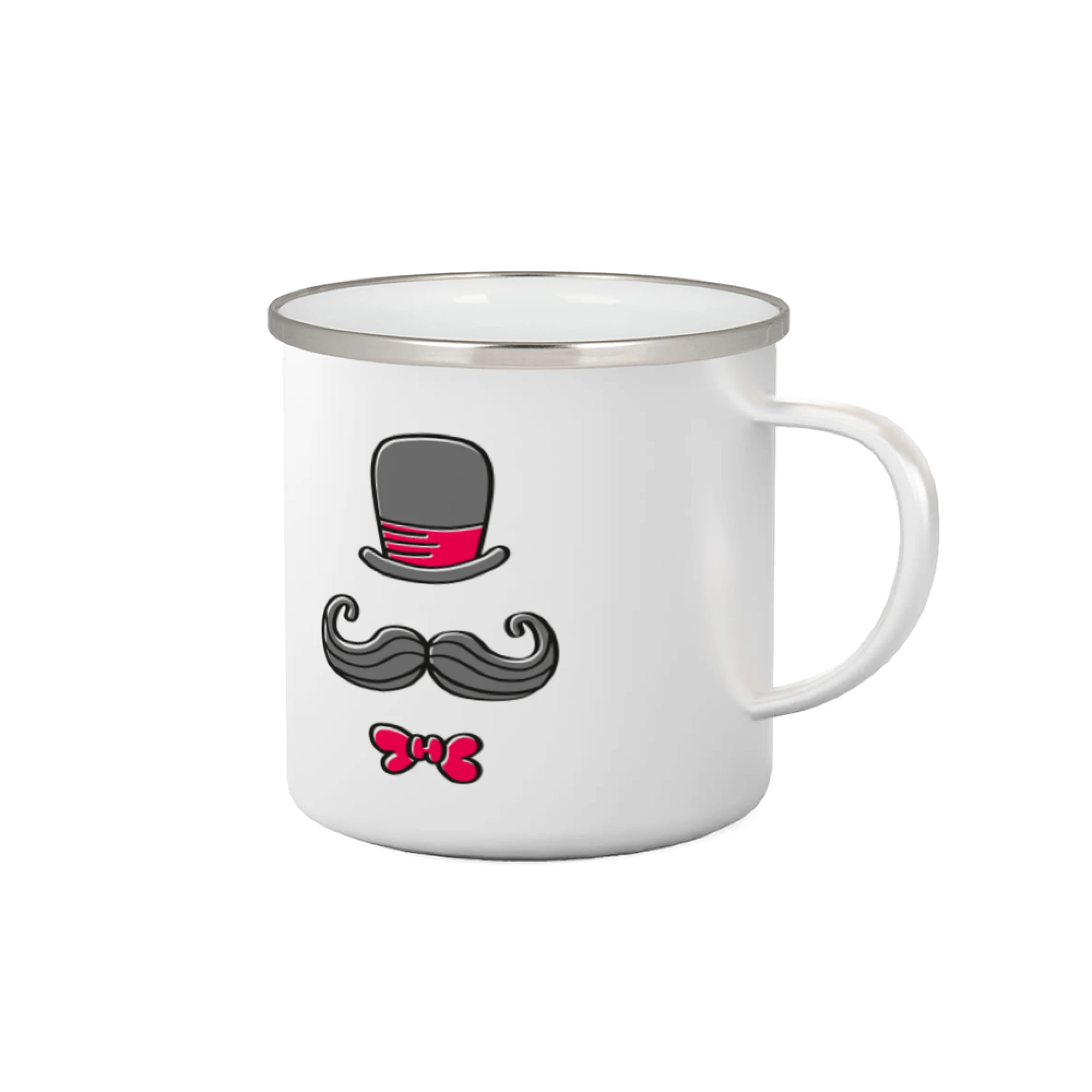 Tričká s fúzikmi - Kitty Mustache - Plecháčik