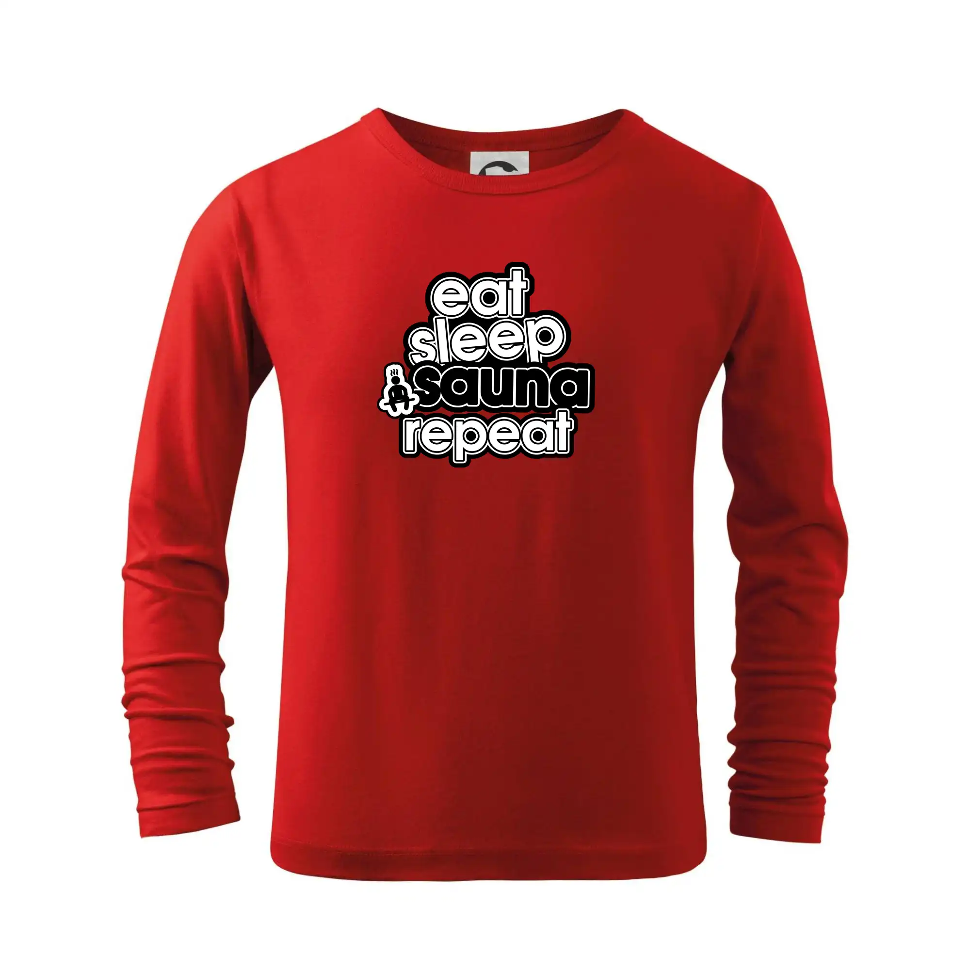 Eat sleep sauna repeat - Tričko detské Long Sleeve