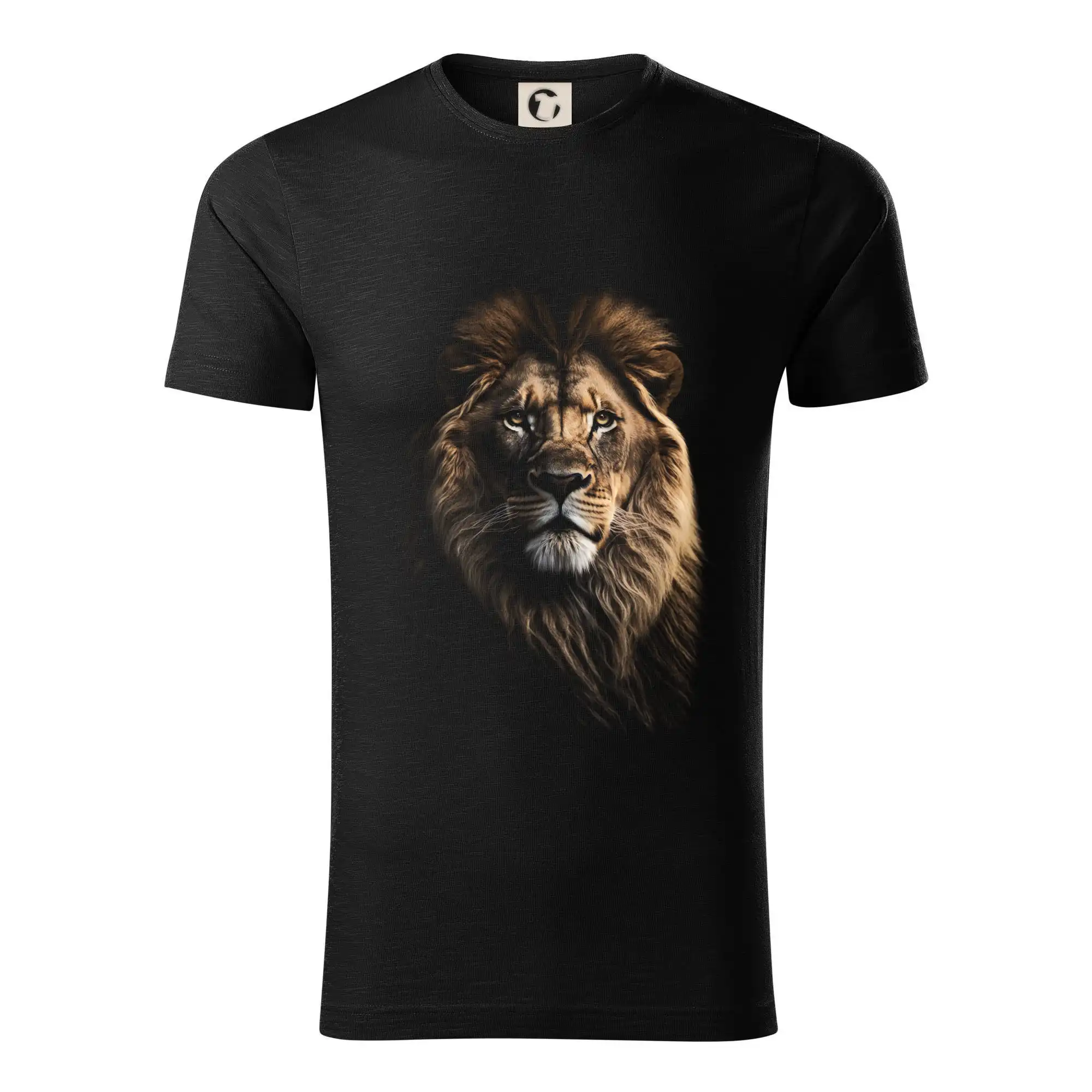 Tričká so zvieratami - Lev fotka - Tričko z organickej bavlny