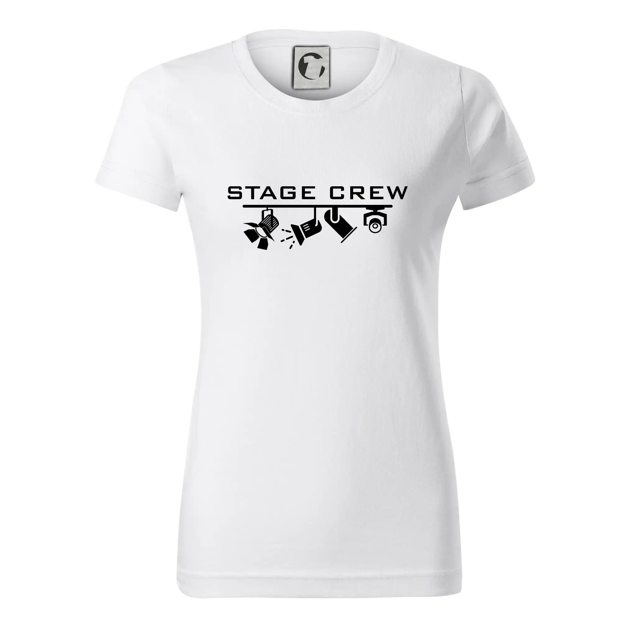 Osvetľovač - stage crew - Dámske tričko basic - ľahko voľnejšie a dlhšie