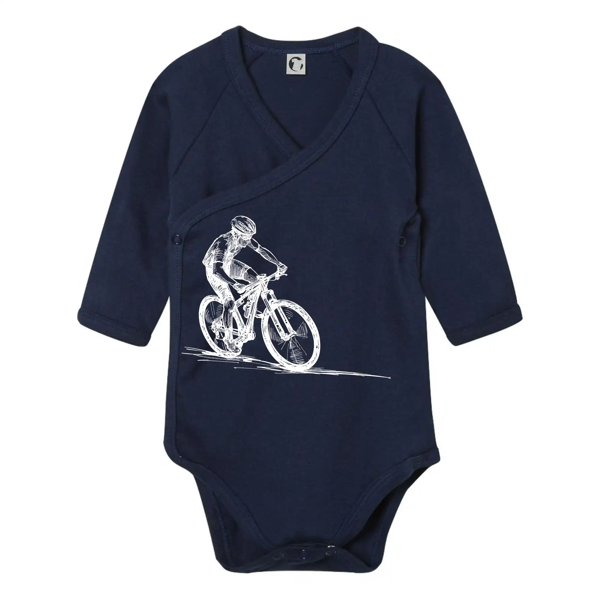 MTB kreslený cyklista