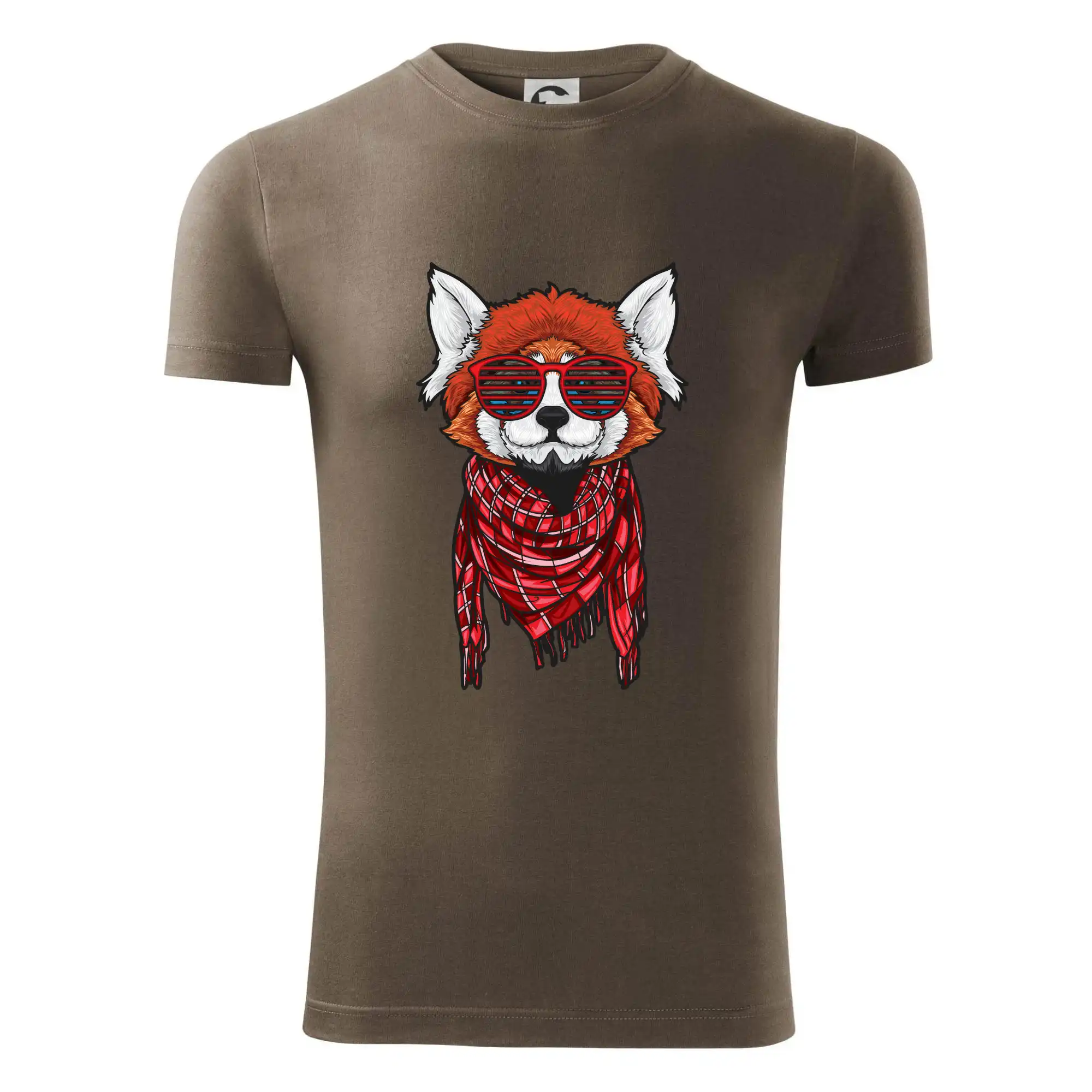 Červená panda hipster